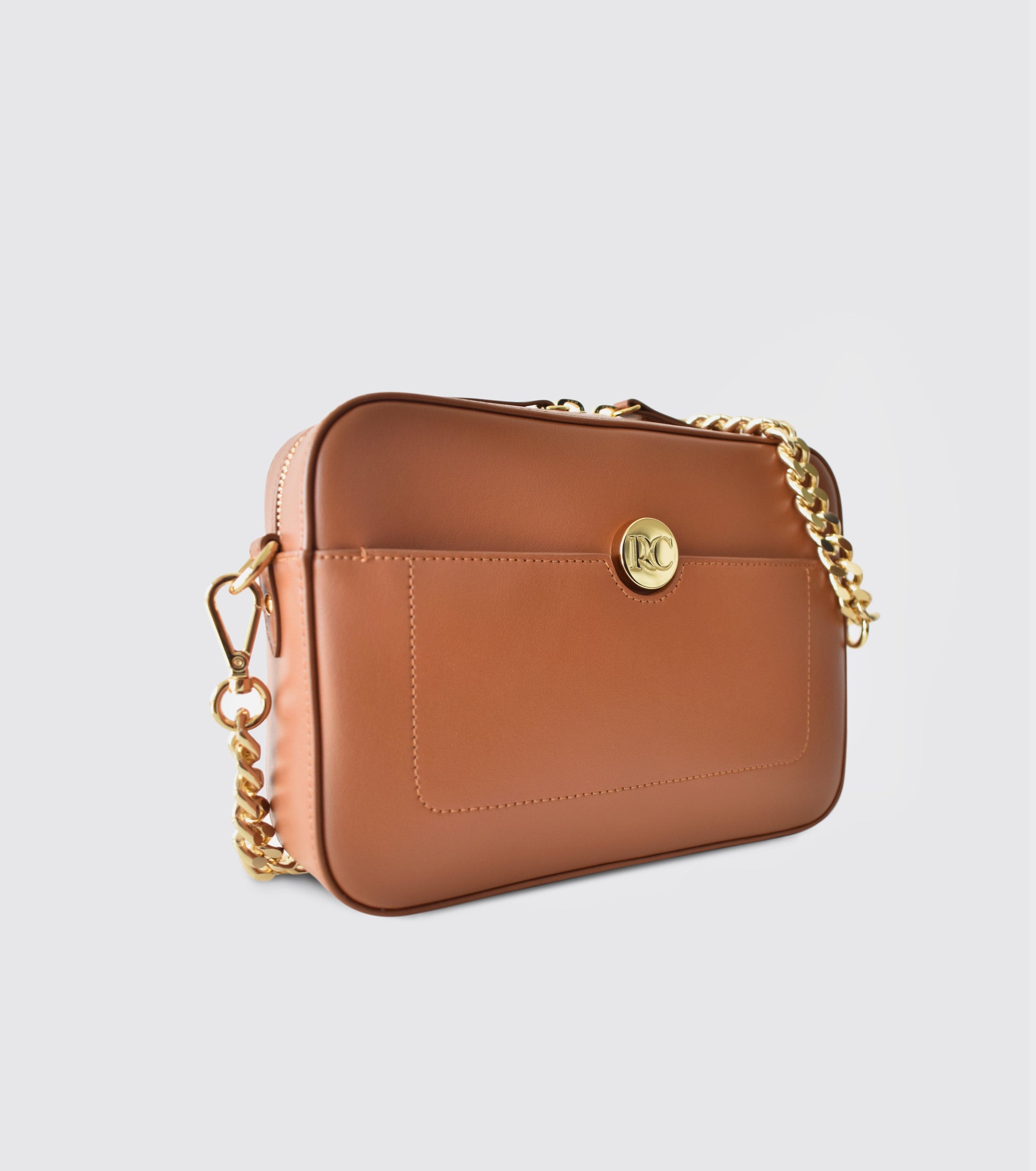 Nomad Vegan Leather Crossbody Bag for Apple Devices | Brown | Perfect for Travel, Work & Everyday Use