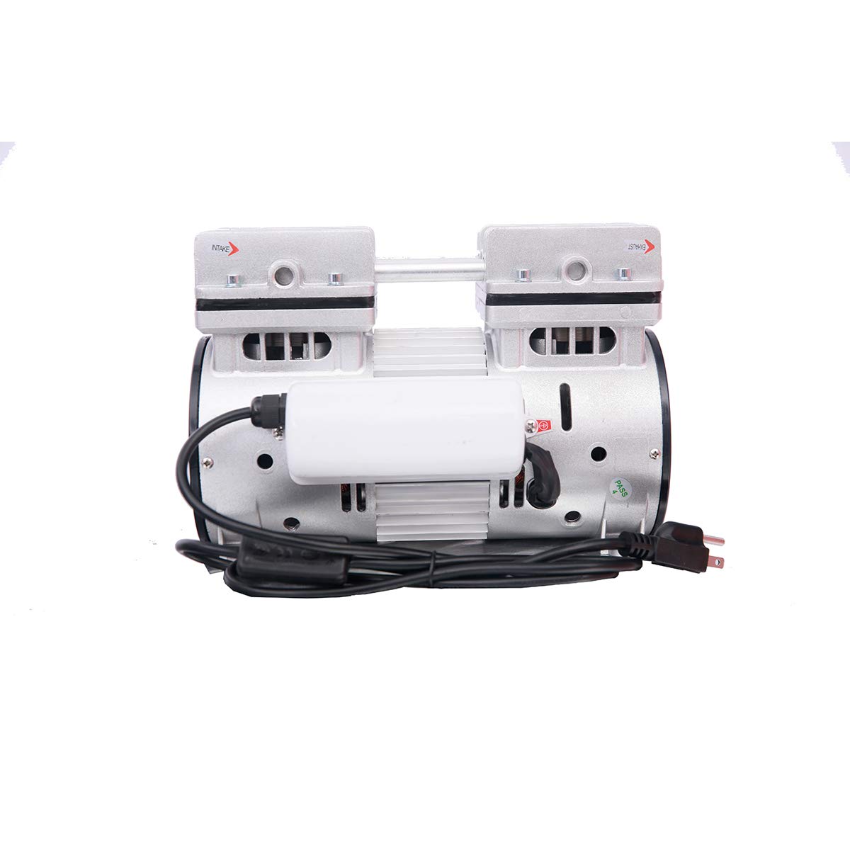 1.5 Gallon Stainless Steel Vacuum Degassing Chamber with 6CFM Oil-Free Silent Vacuum Pump Kit - Perfect for Resin Casting, Jewelry Making & Food Preservation (USA Shipping)