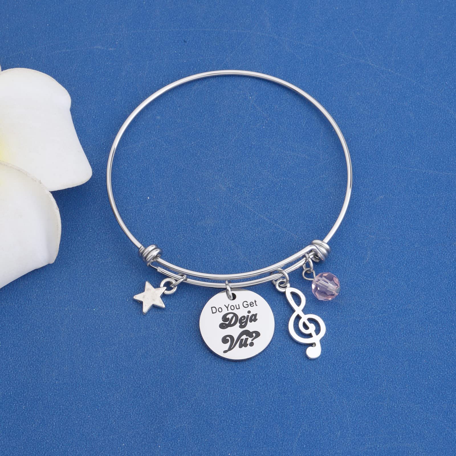 KEYCHIN Music Album Bracelet - Singer Fan Gift with Lyrics Jewelry - Perfect for Concerts, Music Festivals & Fan Meetups