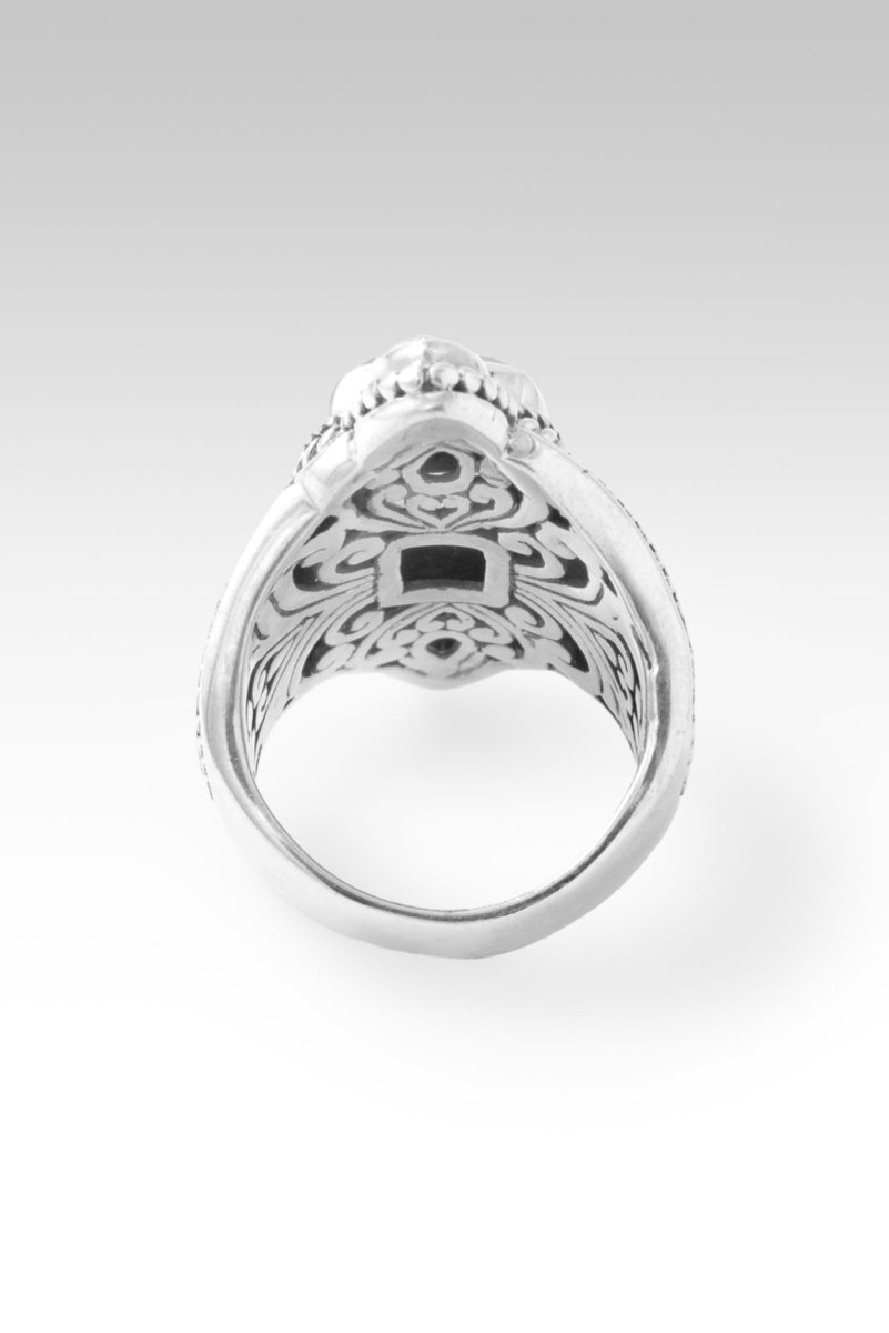 Hope in God Ring - Chrome Chameleon Mystic Quartz & English Tearose Mystic Topaz Jewelry - Perfect for Faith-Based Gifts, Weddings, and Spiritual Occasions