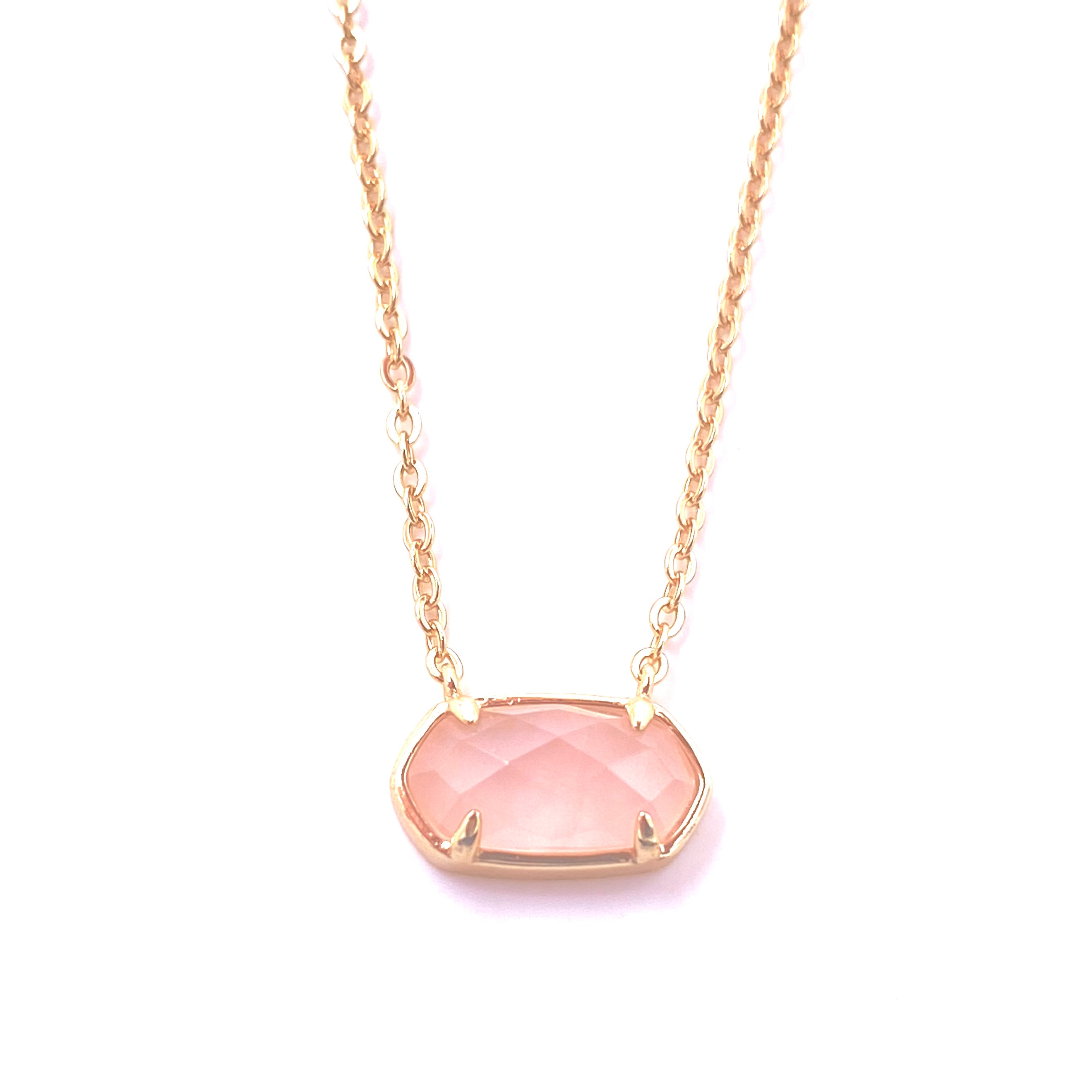 Ashley Gold Sterling Silver Semi Precious Gemstone Prong Set Necklace - Perfect for Weddings, Anniversaries & Special Occasions