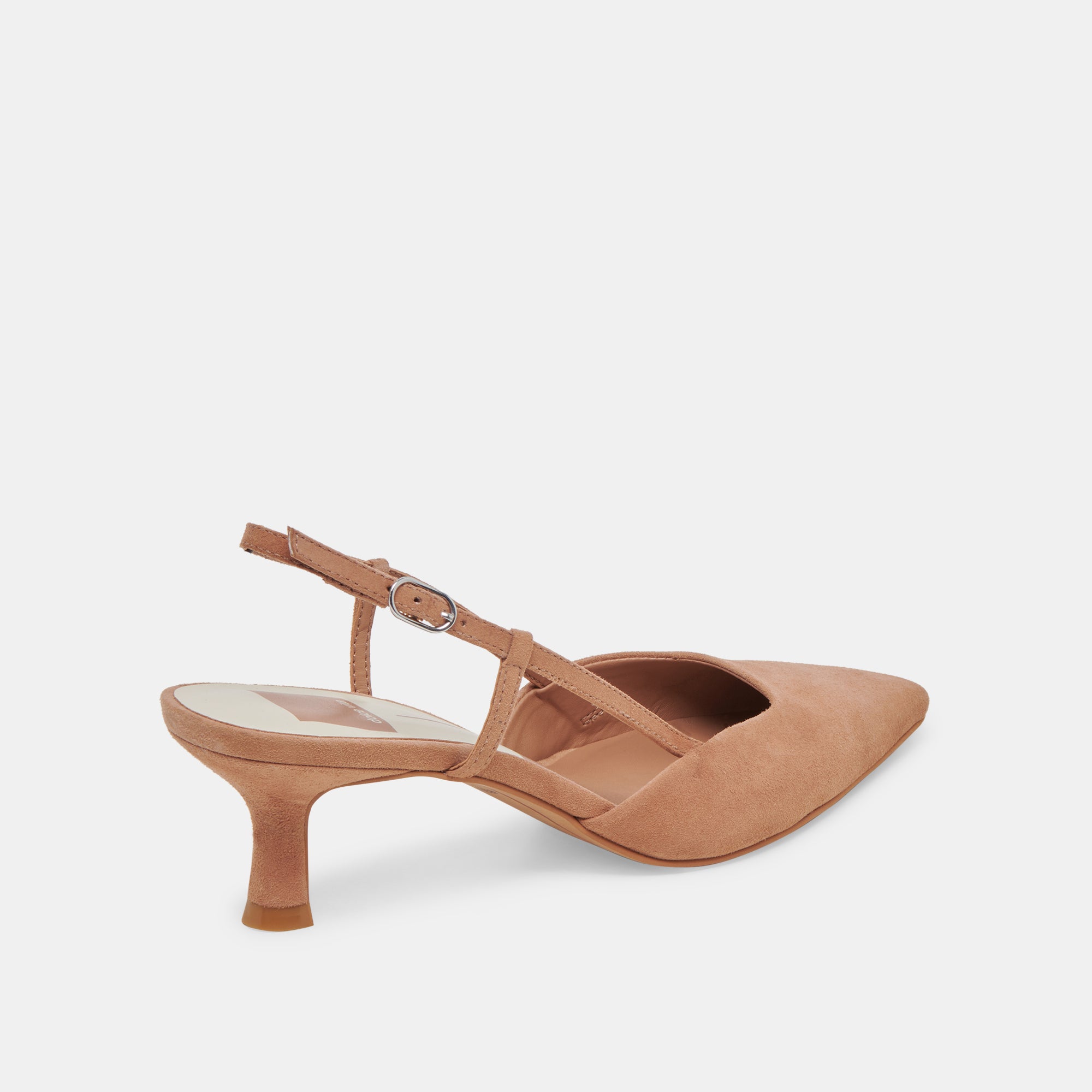 ODELA Women's Wide Heel Sandals in Toffee Suede - Comfortable Block Heels for Casual Outings, Office Wear & Special Occasions