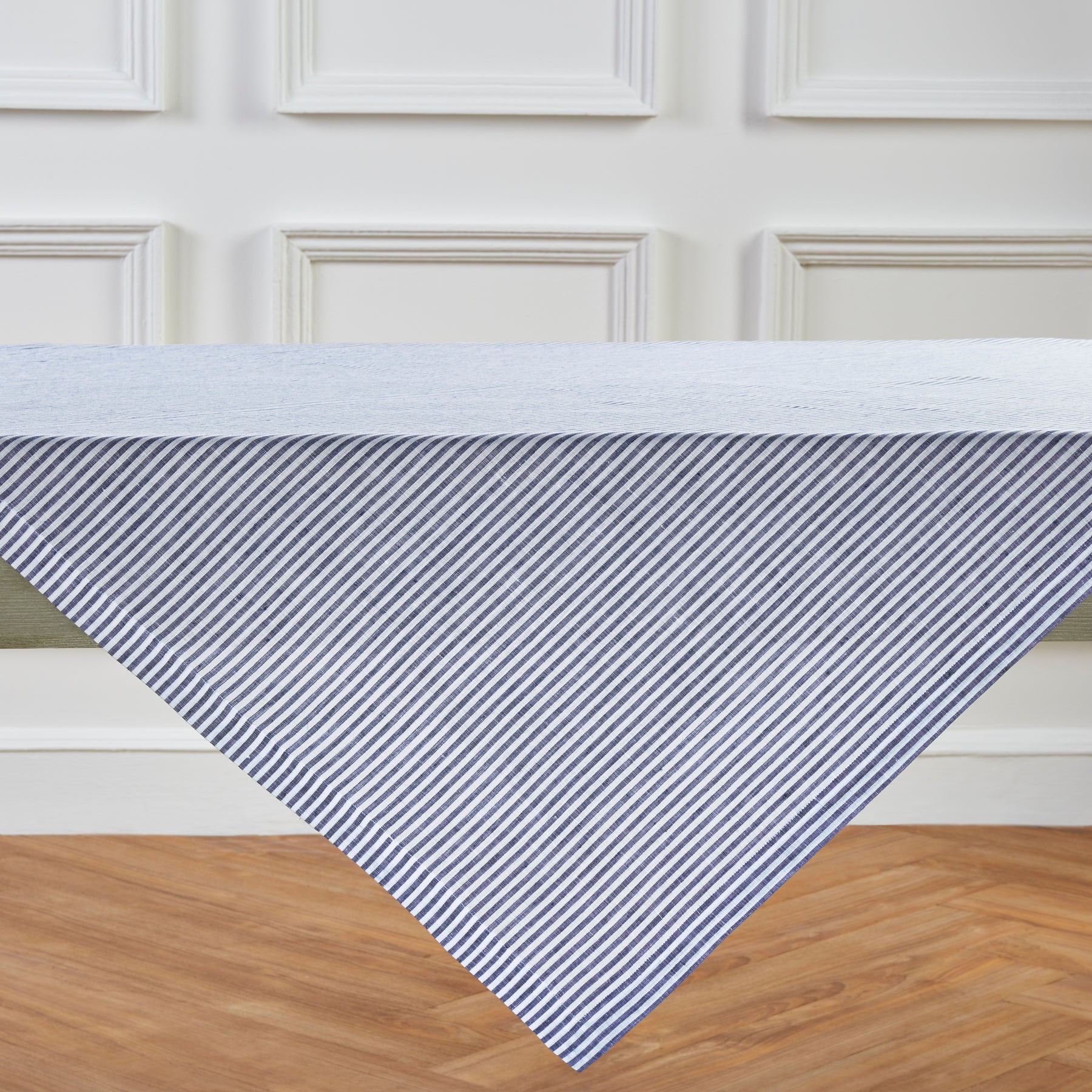 Elegant Narrow Stripe Table Throw - Stylish Cotton Table Runner for Dining Room Decor, Wedding & Holiday Table Setting - 16x72 Inches