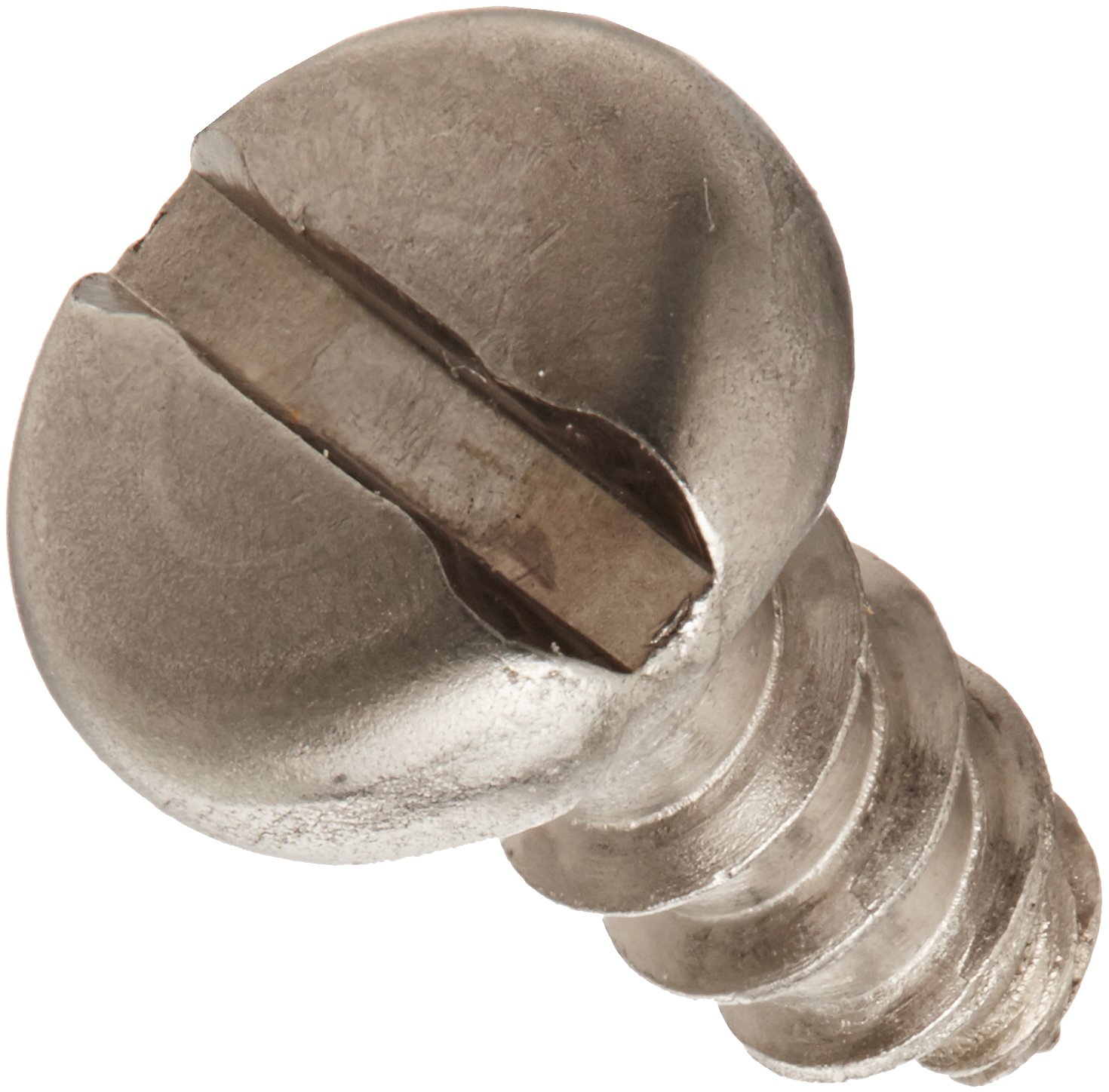 #10-12 Stainless Steel Screws - Pan Head Slotted (100 Pack) for DIY & Repairs