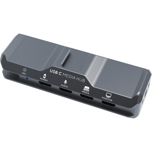 Kondor Blue USB C Media Hub for iPhone 15 - 7-in-1 Adapter with 4K HDMI, USB 3.0, SD/TF Card Reader, PD Charging (Space Gray) | Perfect for Travel, Work & Home Office Connectivity