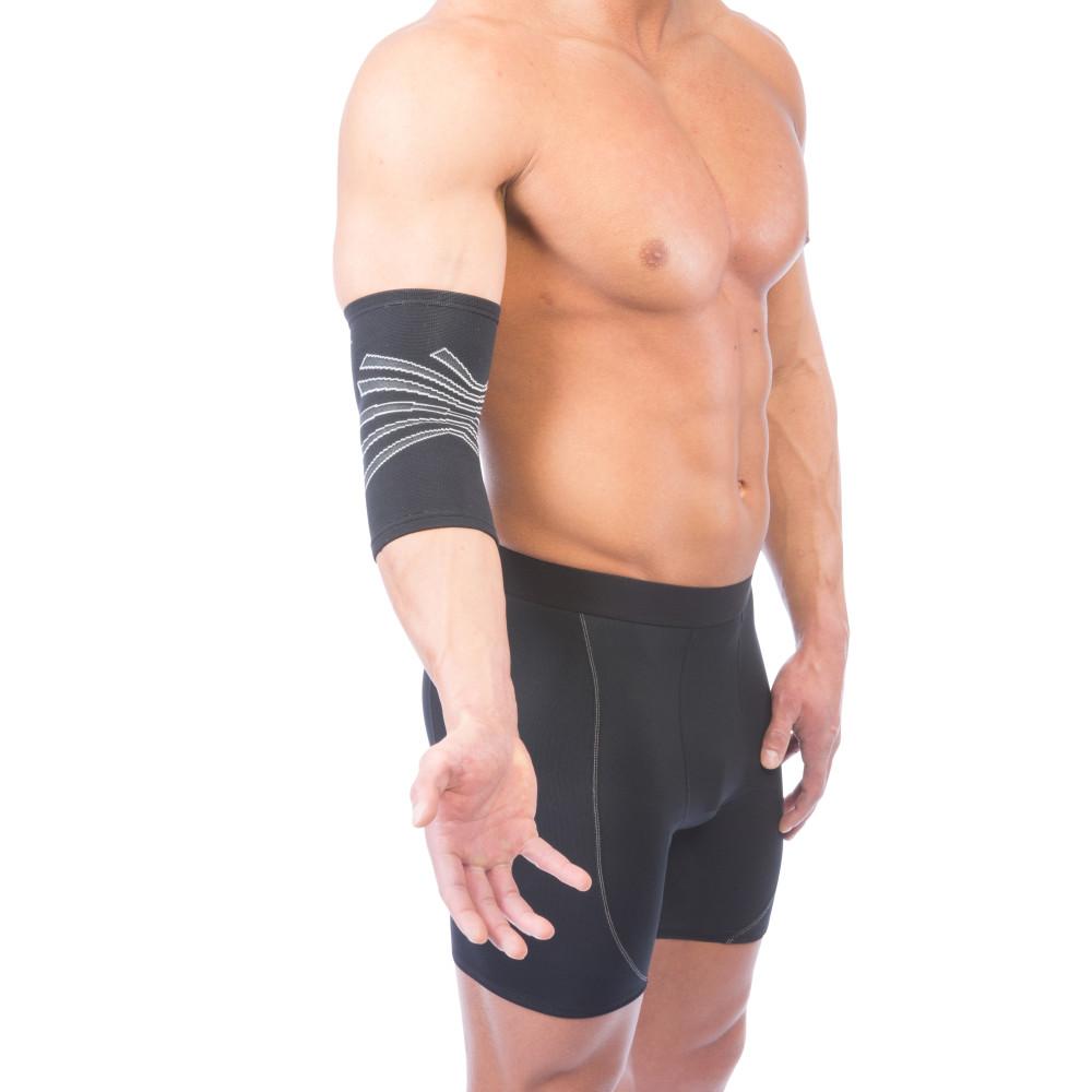 Mueller Omniforce 100 Elbow Support Brace - Adjustable Compression Sleeve for Tennis Elbow & Joint Pain Relief - Ideal for Sports, Workout & Daily Activities