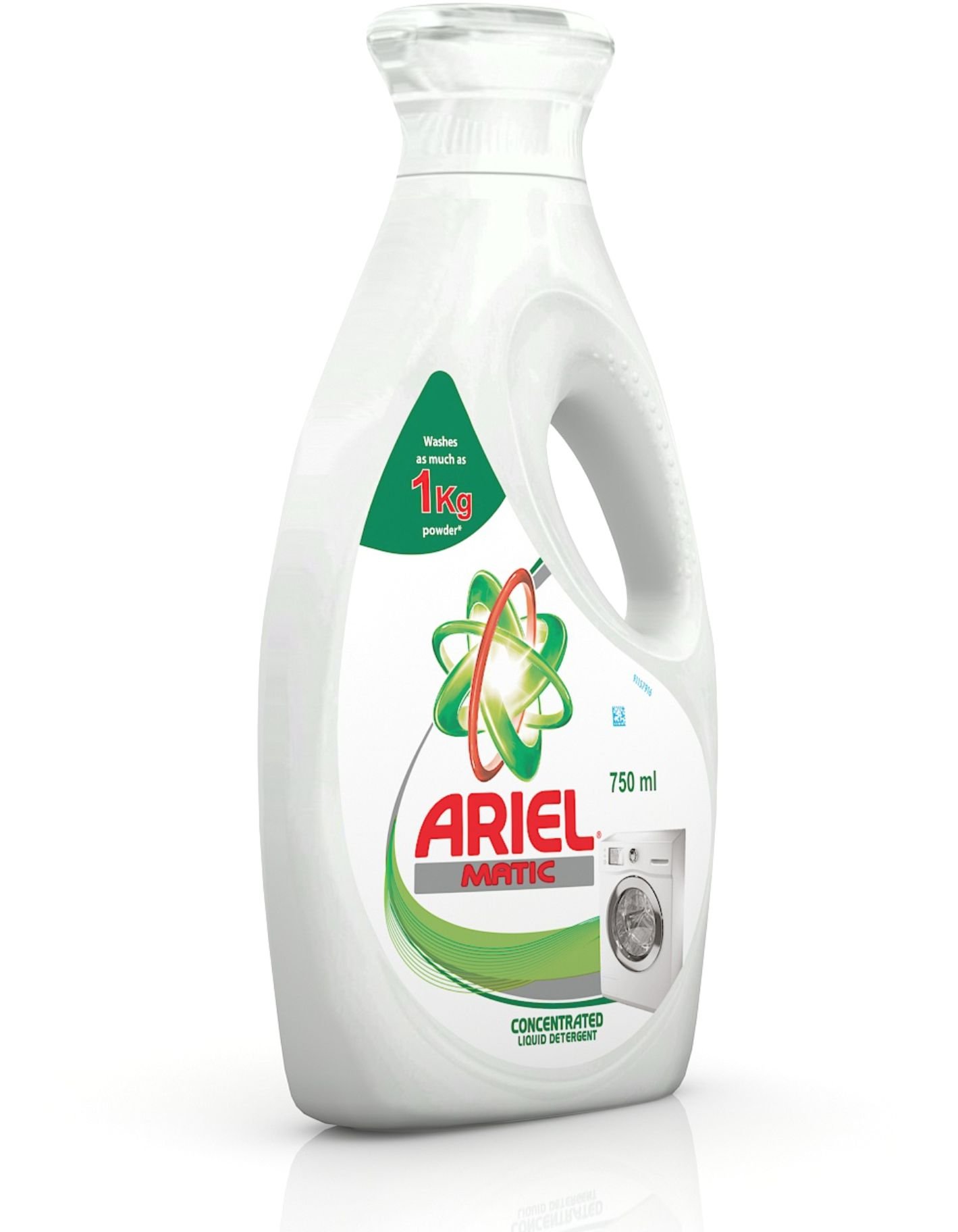 Ariel Matic Liquid Laundry Detergent - 750ml (25.4 fl oz) - High Efficiency HE Washer Safe - Pack of 1 - Fresh Scent for Clothes - Perfect for Everyday Laundry & Stain Removal