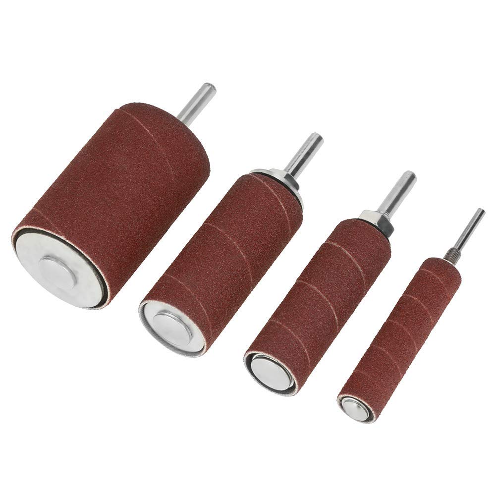 20PCS Rubber Sanding Drum Set for Woodworking, DIY Projects & Home Improvement - Professional Drum Sander Kit for Carpentry, Hobbies & Crafting - Perfect for Sanding Curves, Edges & Detailed Woodwork
