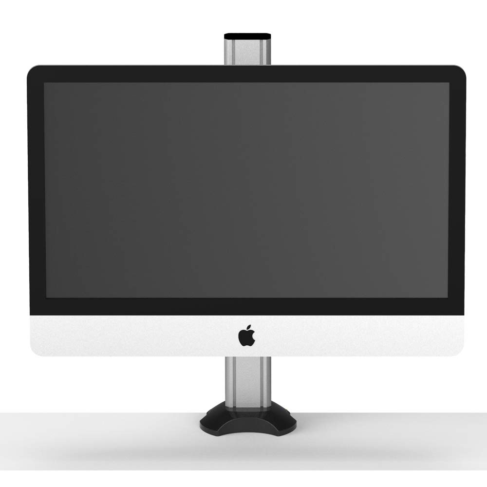 Adjustable Single Monitor Stand for Apple iMac & MacBook - Ergonomic Desk Mount with Height & Tilt Adjustment - Perfect for Home Office, Gaming & Workspace Setup
