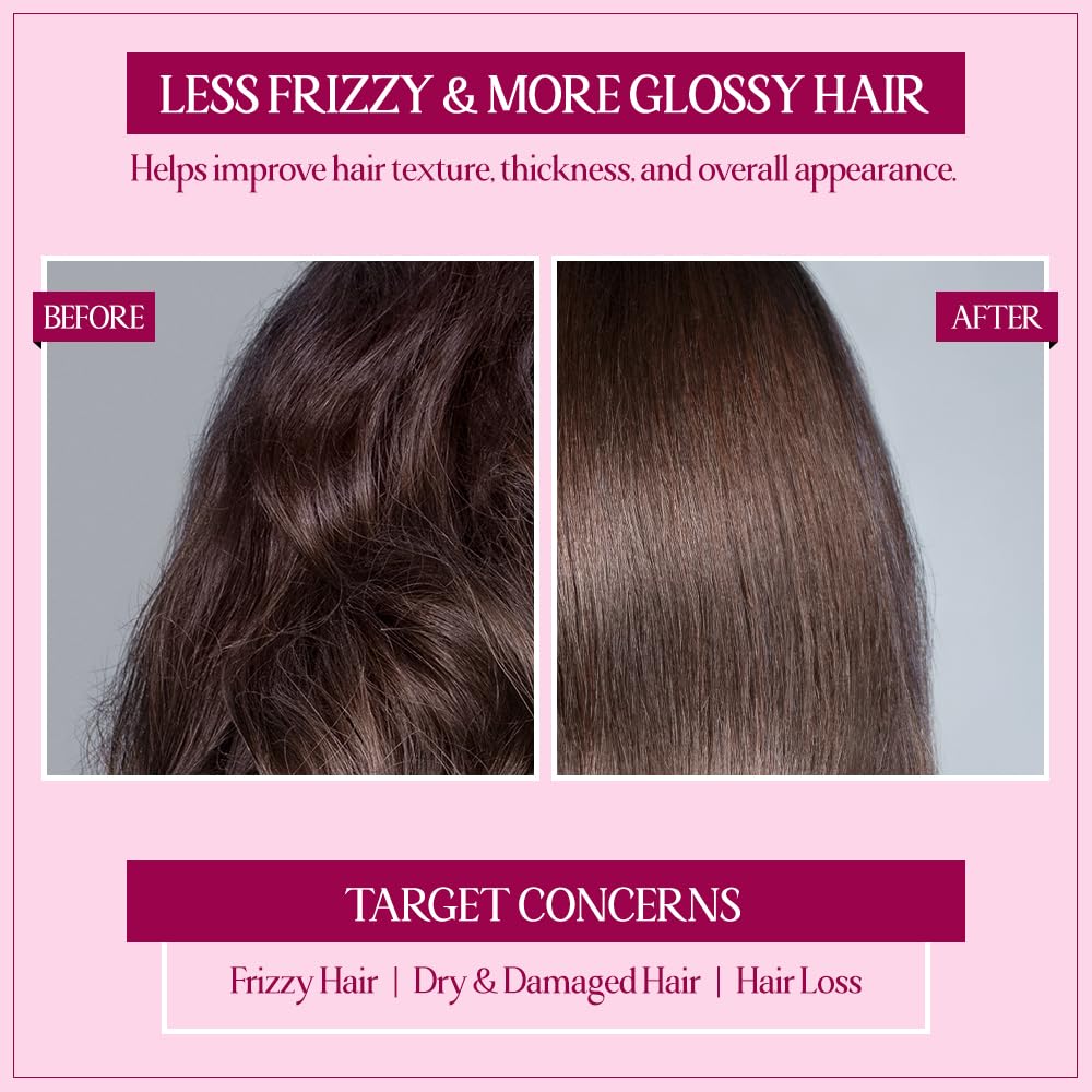 TYC - TRUST YOUR CHOICE Ayurvedic Hair Fall Control Shampoo with Plant Keratin & Bhringraj | 3-in-1 Organic Shampoo & Conditioner | Sulfate-Free | Reduces Hair Breakage & Thinning | pH 5.5 | Perfect for Daily Hair Care & Scalp Health