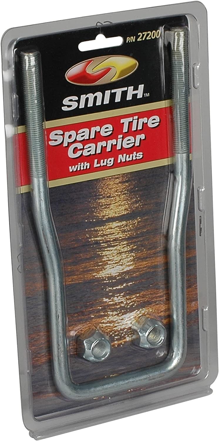 Durable Zinc-Plated U-Bolt Spare Tire Carrier for Boats & Trailers