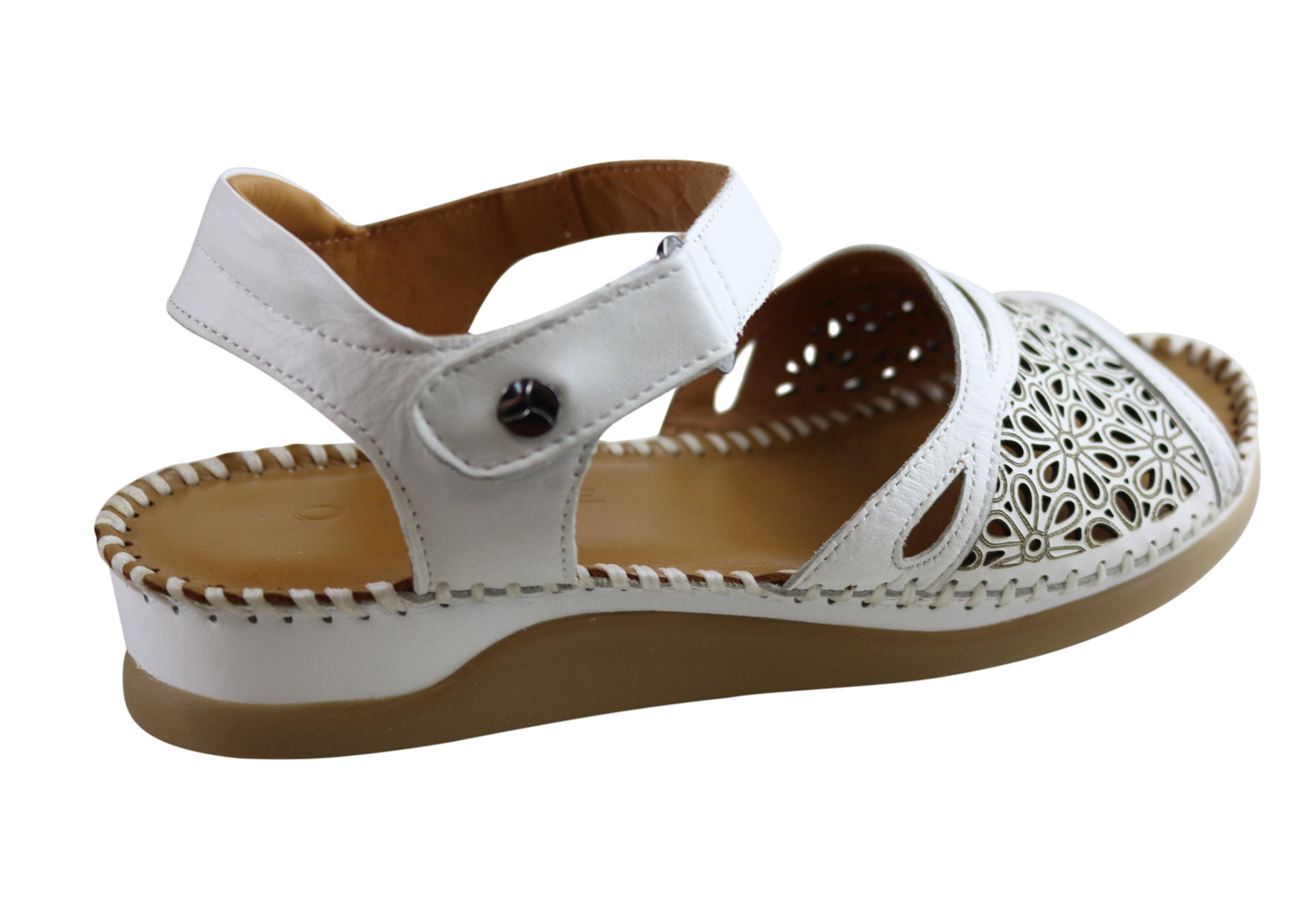 Orizonte Noble Women's European Comfortable Leather Sandals - Stylish Summer Walking Shoes for Beach, Vacation & Casual Outings