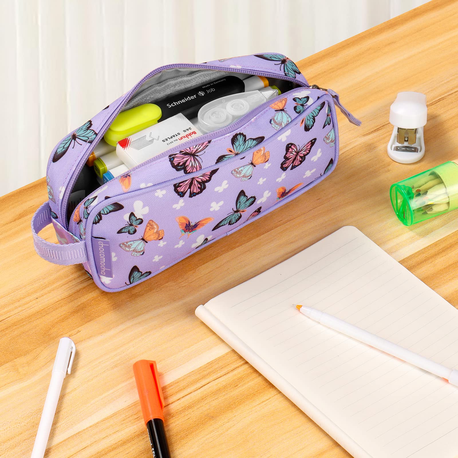 Choco Mocha Soft Pencil Case for Kids - Cute School Supplies Pouch for Boys & Girls - Perfect for Classroom, Art Supplies & Travel Organization