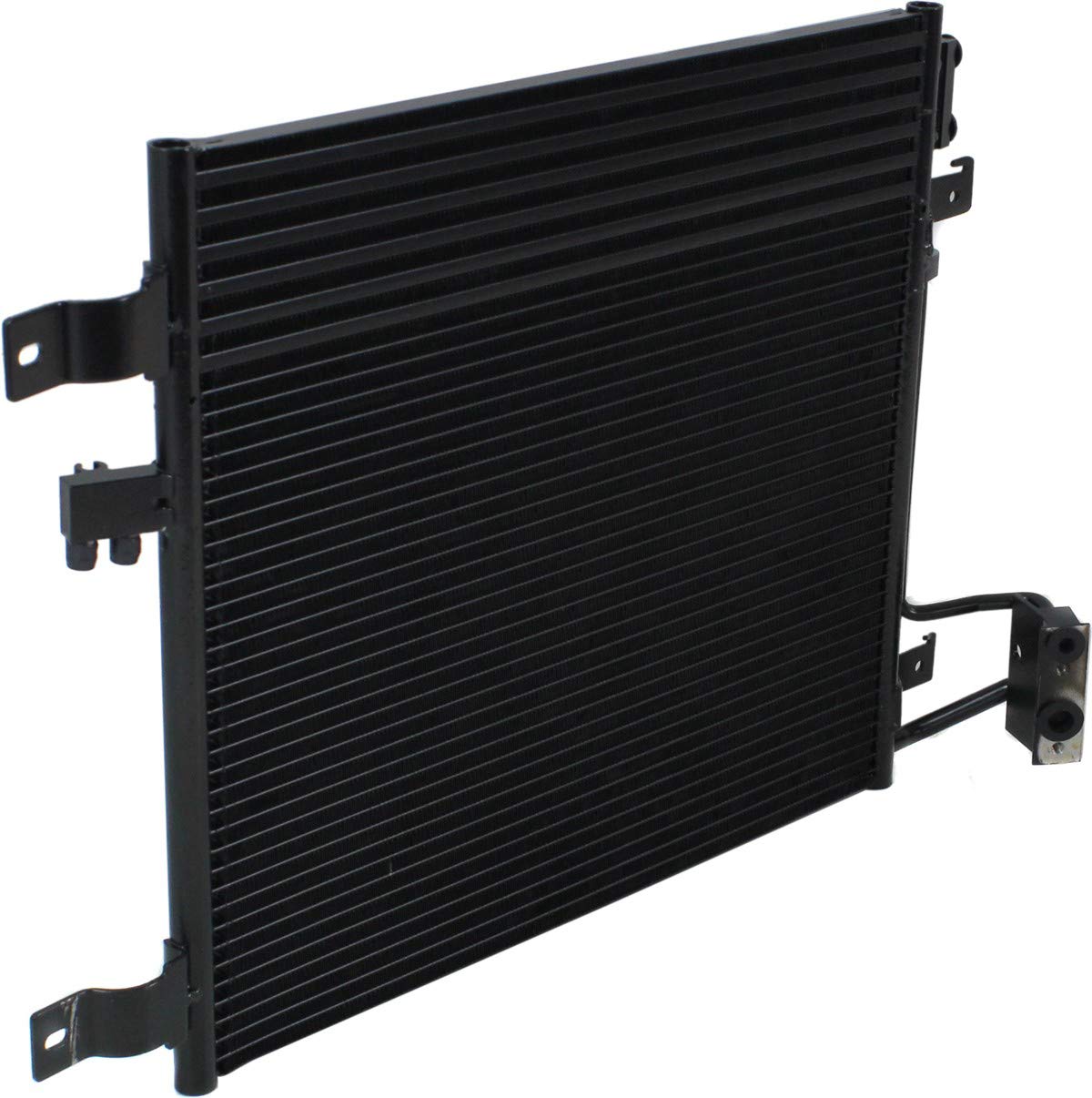 Go-Parts A/C Condenser Replacement for Jeep Wrangler JK 2007-2011 - Includes Oil Cooler & Fits Automatic Transmission - Perfect for Off-Roading, Daily Commuting & Summer Cooling System Maintenance