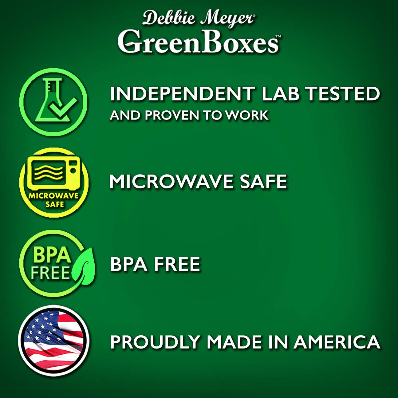 Debbie Meyer GreenBoxes 32-Piece Set - BPA-Free Food Storage for Freshness | Kitchen & Pantry Organization
