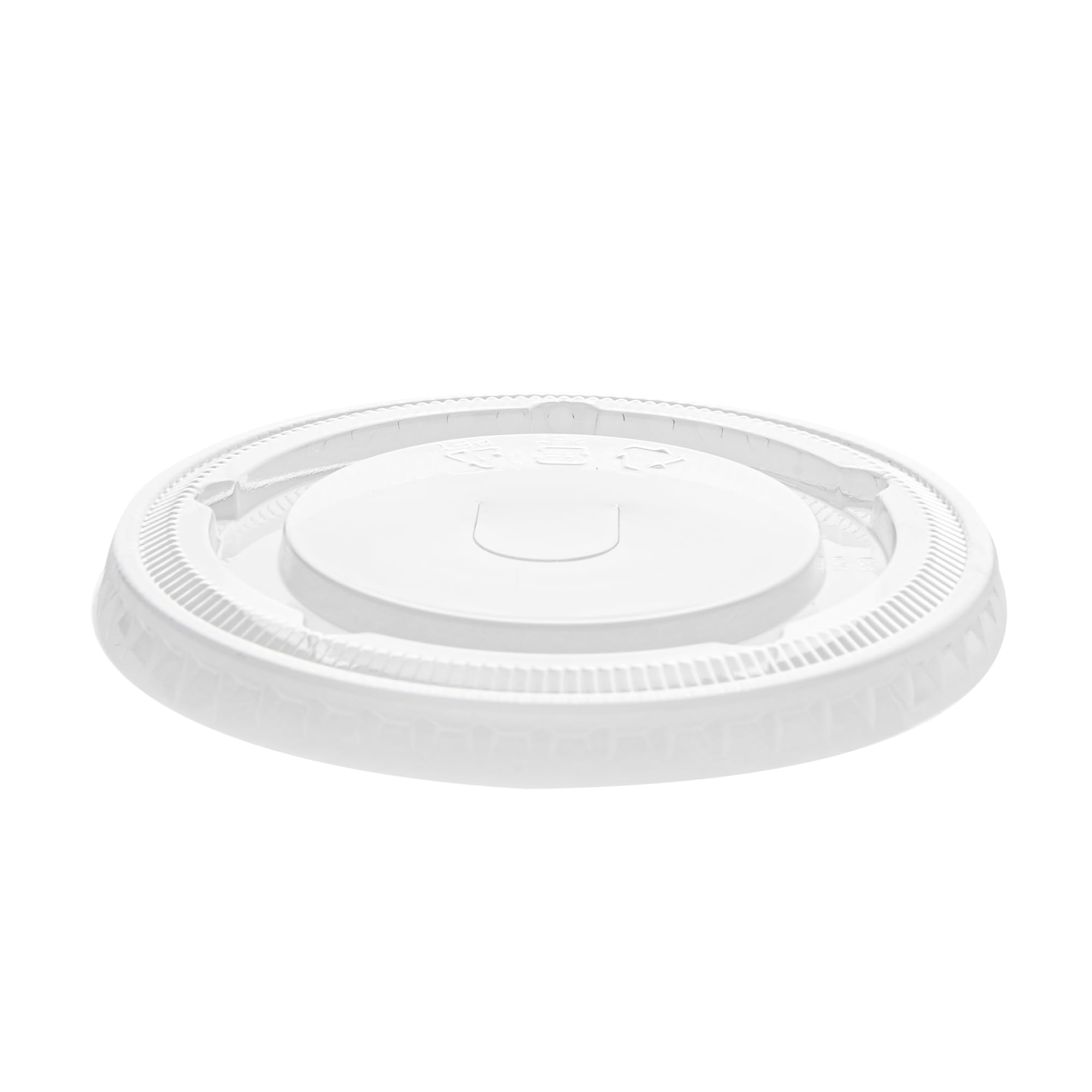 Restaurantware Visage Flat Lids for 9, 12 & 16 oz Disposable Cups - 1000 Clear Plastic Drinking Cup Lids with Straw Slot | Recyclable & BPA-Free | Perfect for Coffee Shops, Smoothie Bars & Takeout Restaurants