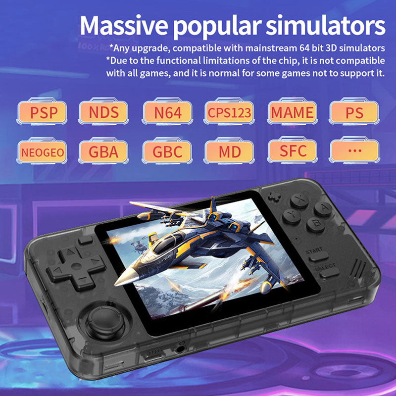 Powkiddy RGB10X Retro Handheld Game Console - Portable Gaming Device with 1000+ Classic Games - Perfect for Travel, Commuting & Outdoor Entertainment