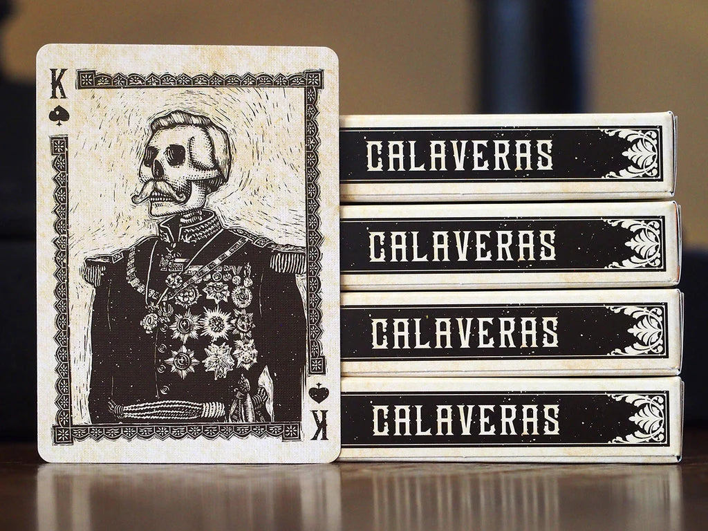 Premium Calaveras Playing Cards - Unique Skull-Themed Deck for Poker, Magic Tricks & Collectors | Perfect for Game Nights, Gifts & Halloween Parties