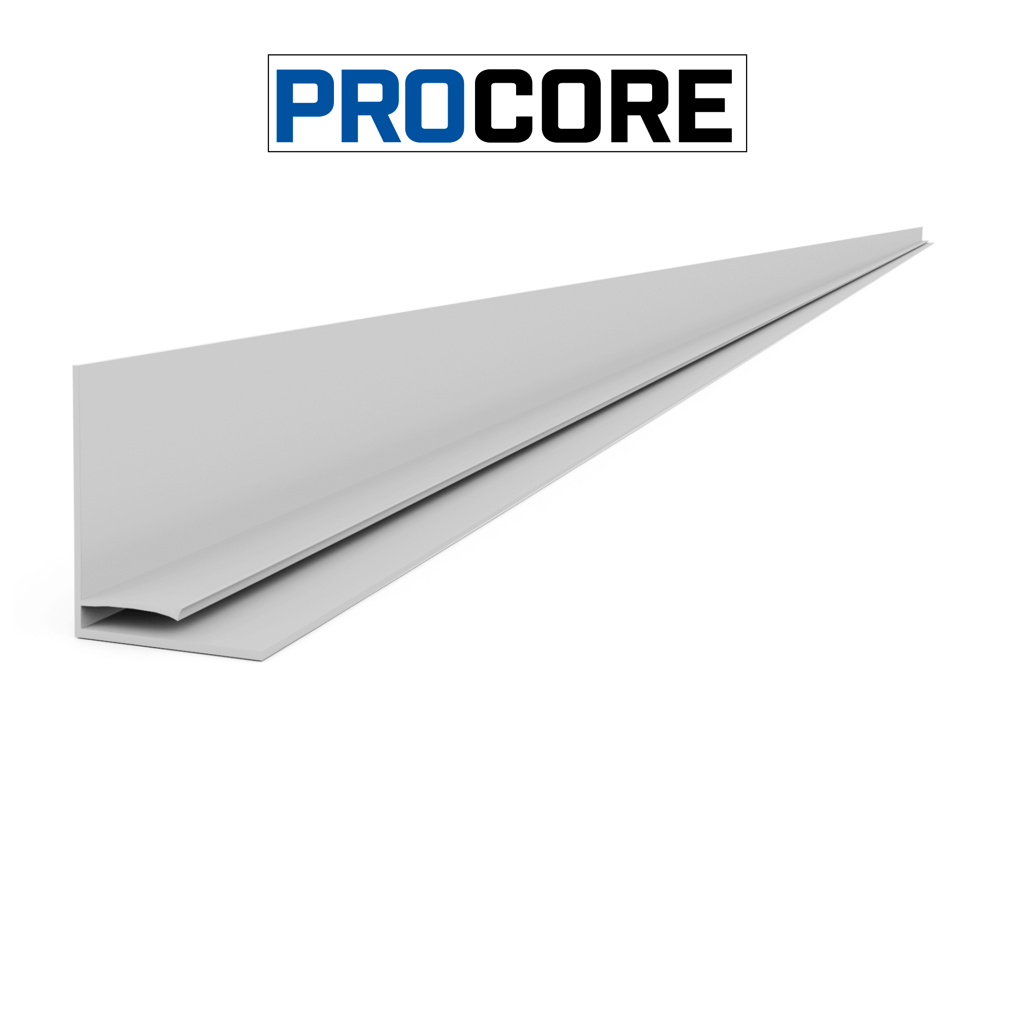 8 ft. PROCORE PVC Top Trim Pack - Durable and Flexible for Home Improvement, DIY Projects, and Construction Use
