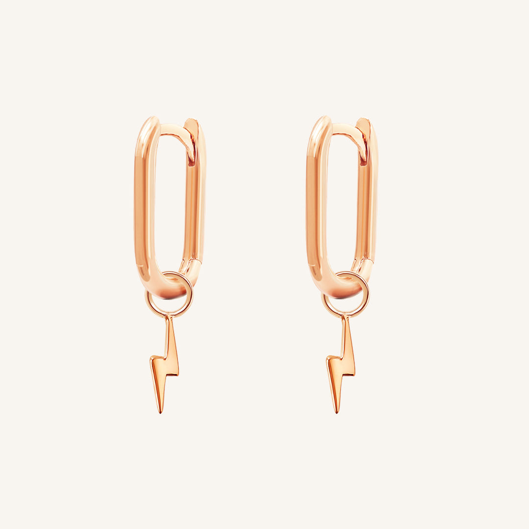 Stylish Ignite Rectangle Hoops - Trendy Geometric Earrings for Women | Perfect for Everyday Wear, Parties & Special Occasions