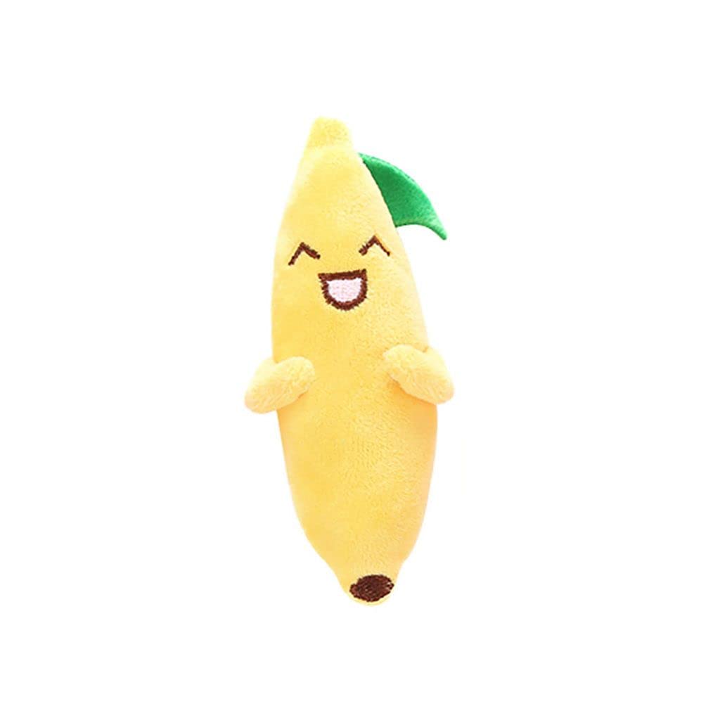 Premium Soft Plush Catnip Toy - Banana Shaped Interactive Cat Toy with Catnip, Fun Simulation Fruit Stuffed Doll for Kittens - Perfect for Playtime, Training & Gifting