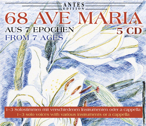 68 Ave Maria by Various Artists - Sacred Music Collection on Compact Discs - Perfect for Religious Ceremonies, Meditation & Classical Music Lovers