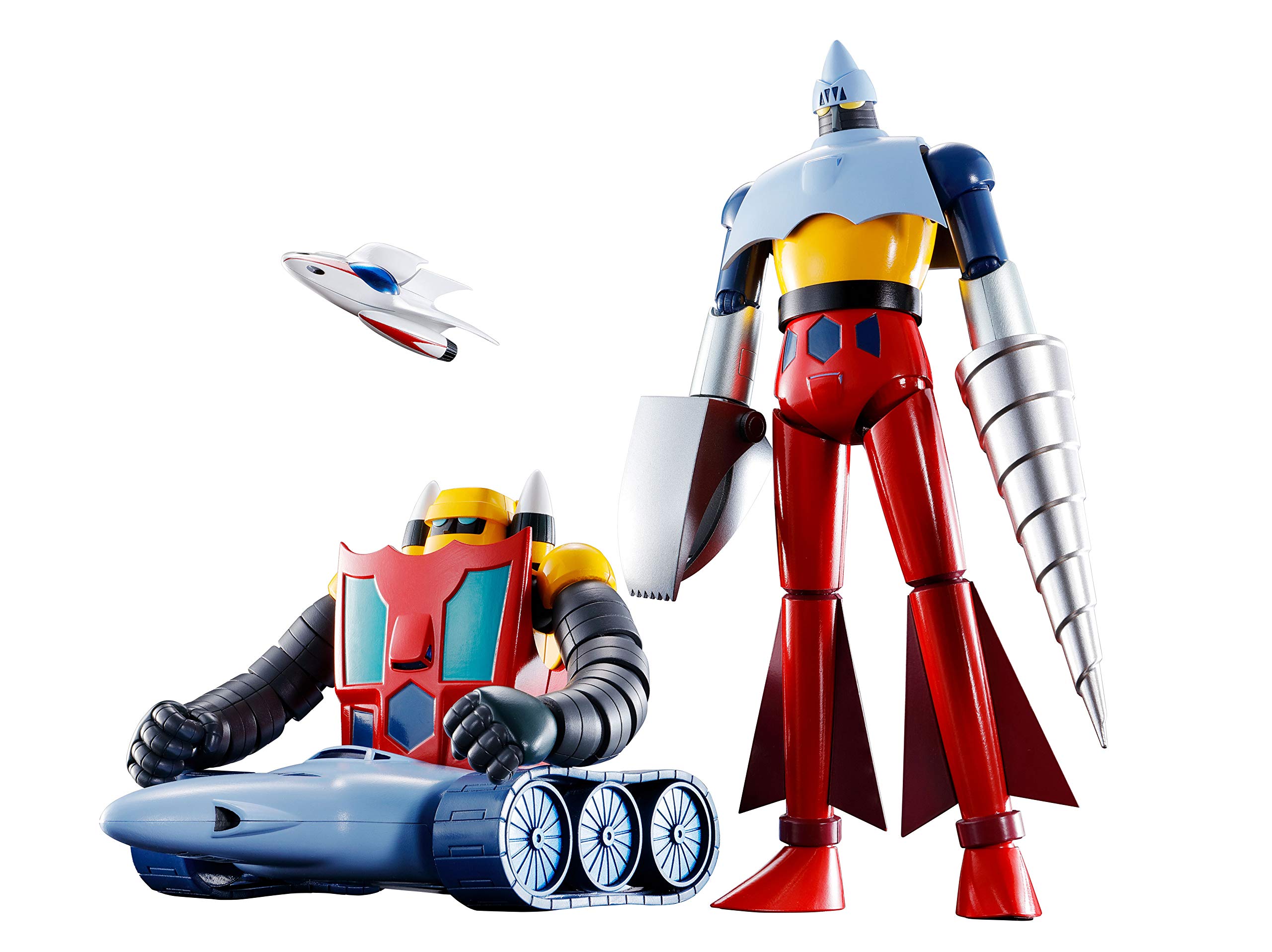 Bandai Soul of Chogokin GX-91 Getter Robo (TV Anime Ver.) Getter 2 & 3 D.C. Action Figure - Collectible Robot Toy for Anime Fans & Display