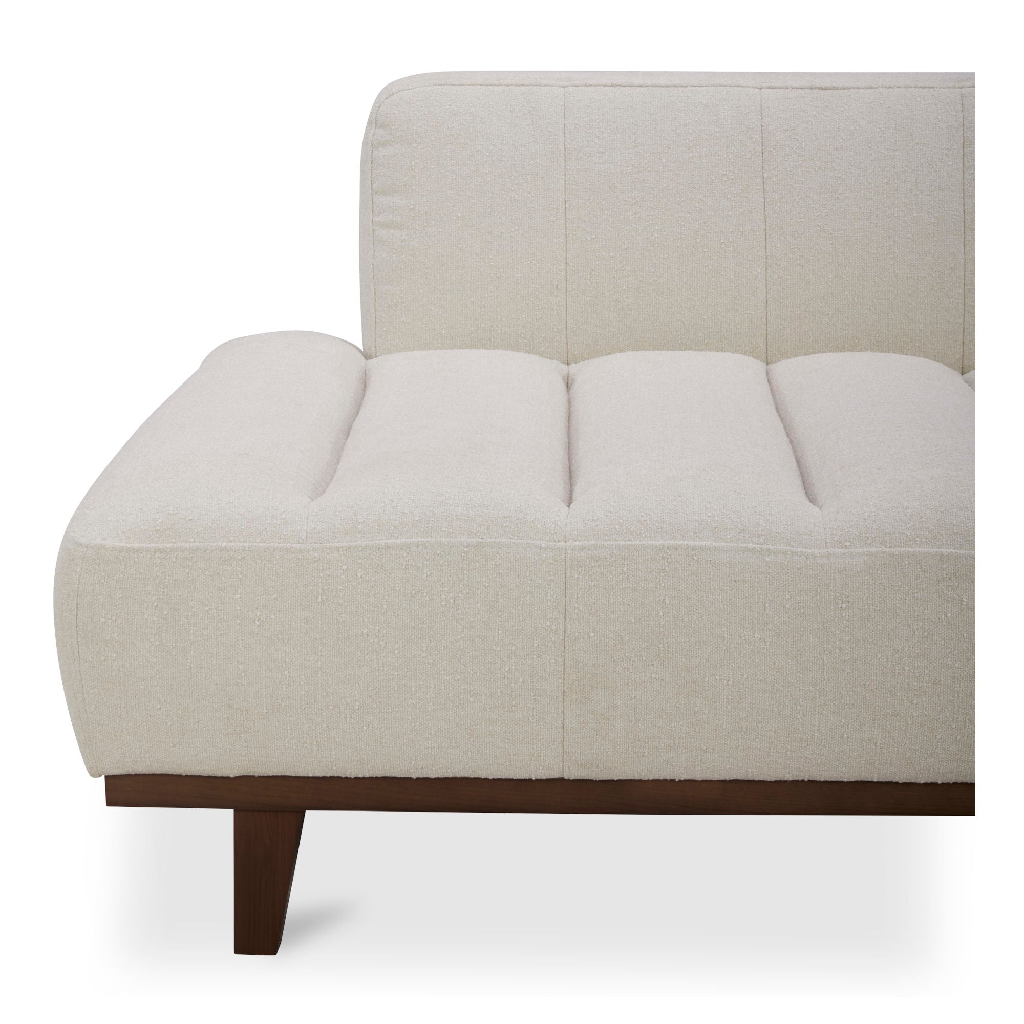 Bennett White Daybed - Modern Sofa Bed for Small Spaces, Guest Room & Living Room