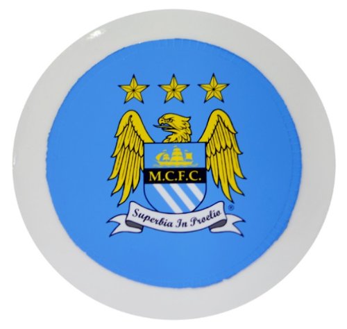 Manchester City FC Round Tax Disc Holder - Official Football Car Accessory for Fans - Perfect for Soccer Supporters & Vehicle Decoration