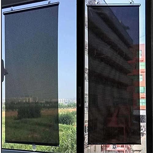 VALINK Roller Window Shades - Portable No Drill Blackout Curtains for Home, Car & Bathroom | Temporary Sunshade Blinds for Privacy & Light Control | Perfect for Bedrooms, Nursery, Office & RV Windows