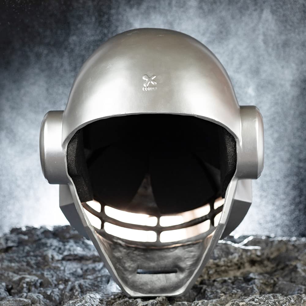 Daft Punk Helmet Replica - Resin Thomas & Guy Manuel Cosplay Mask for Men | Collectible Costume Accessory for Halloween, Fan Conventions & Themed Parties
