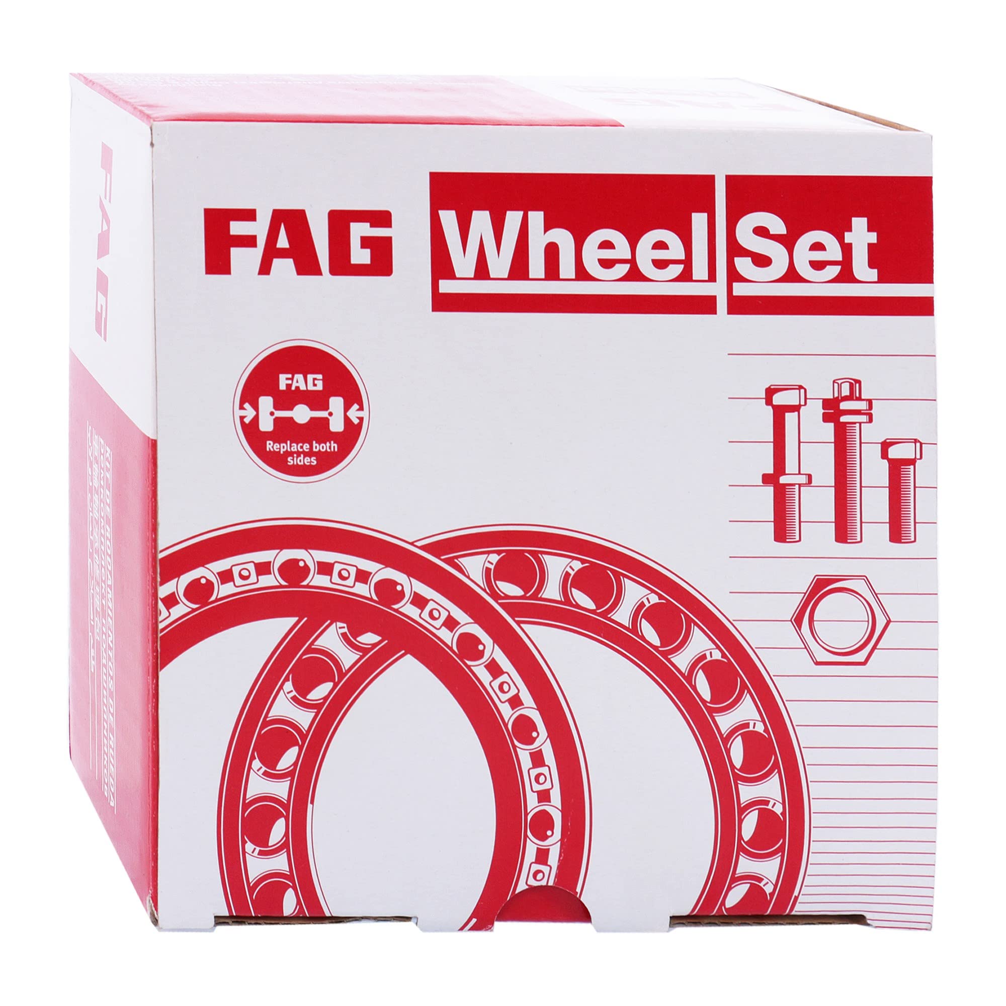 LUK 713667980 Wheel Bearing Kit - Front & Rear Axle Replacement for Smooth & Quiet Ride | Compatible with Multiple Vehicle Models | Perfect for DIY Auto Repair & Maintenance