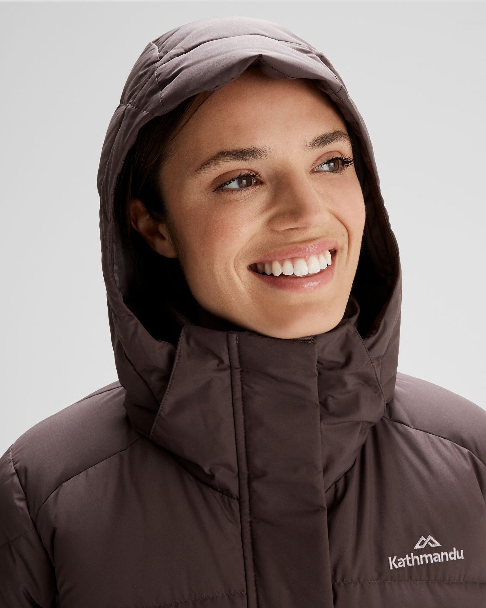 Women's Winterburn Down Parka - Warm Waterproof Winter Coat with Hood, Dark Quartz - Perfect for Cold Weather, Snow Activities & Outdoor Adventures