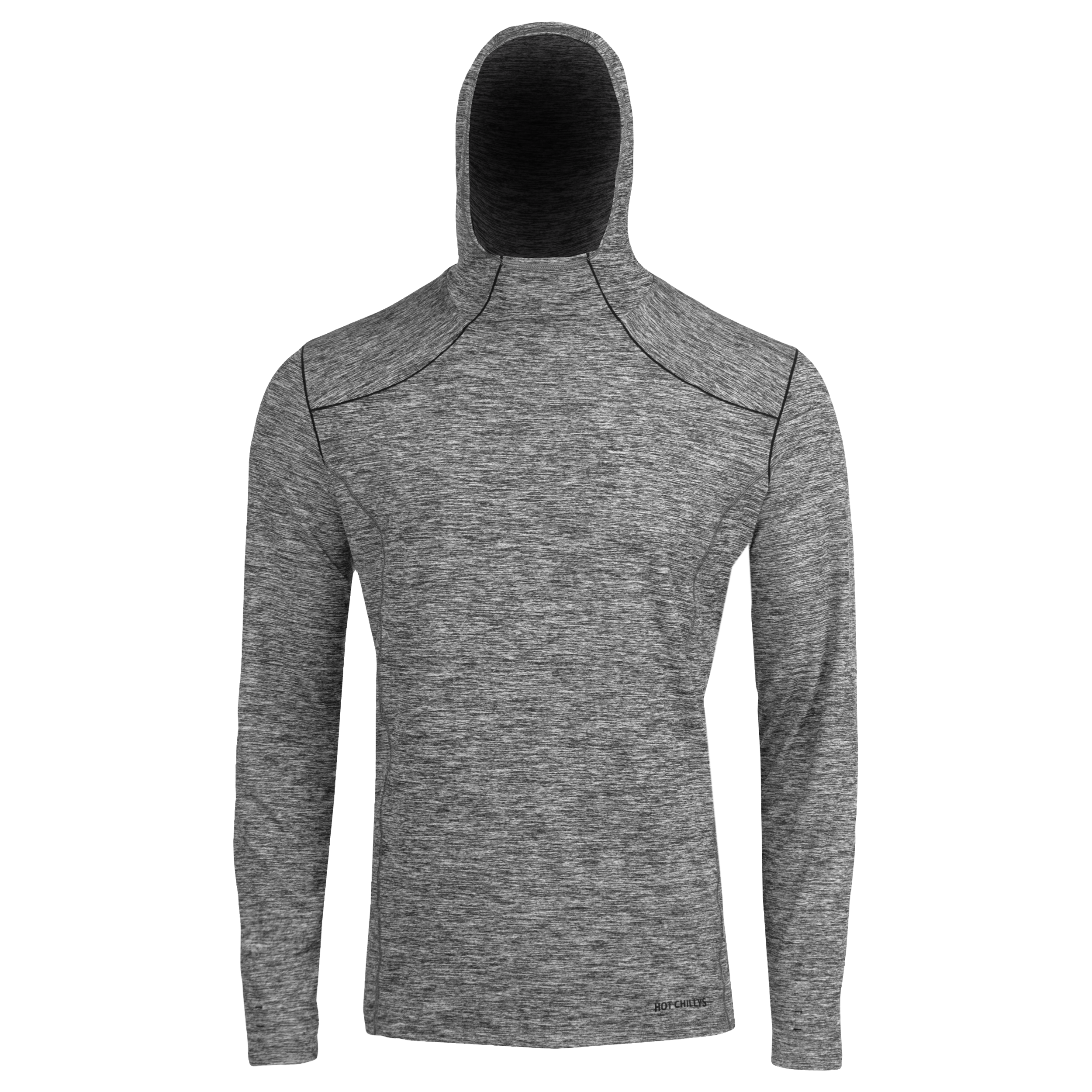 Men's ClimaTek Performance Hoodie - Lightweight Fleece Pullover with Moisture-Wicking Technology (Grey Heather) - Perfect for Gym, Running & Outdoor Activities