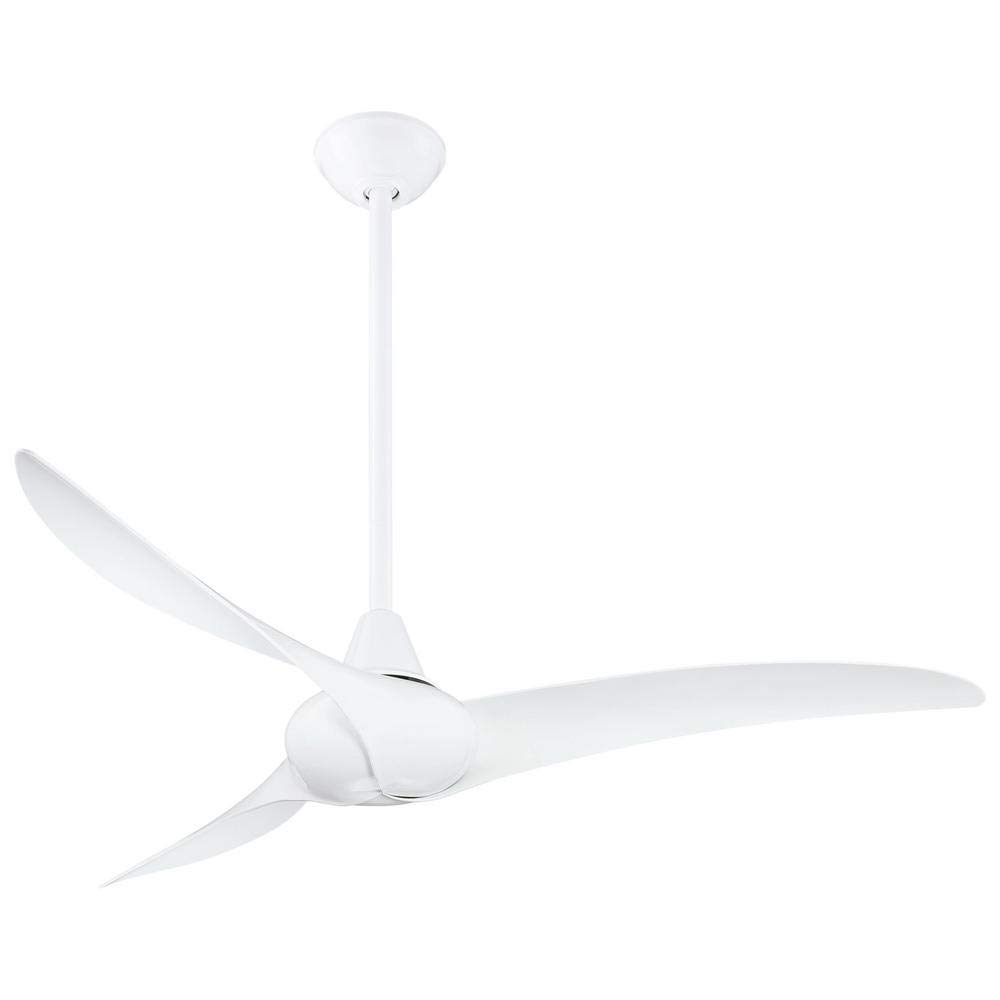 Minka Aire 52 Inch White Indoor Ceiling Fan with Remote Control - Perfect for Living Room, Bedroom & Home Office Cooling