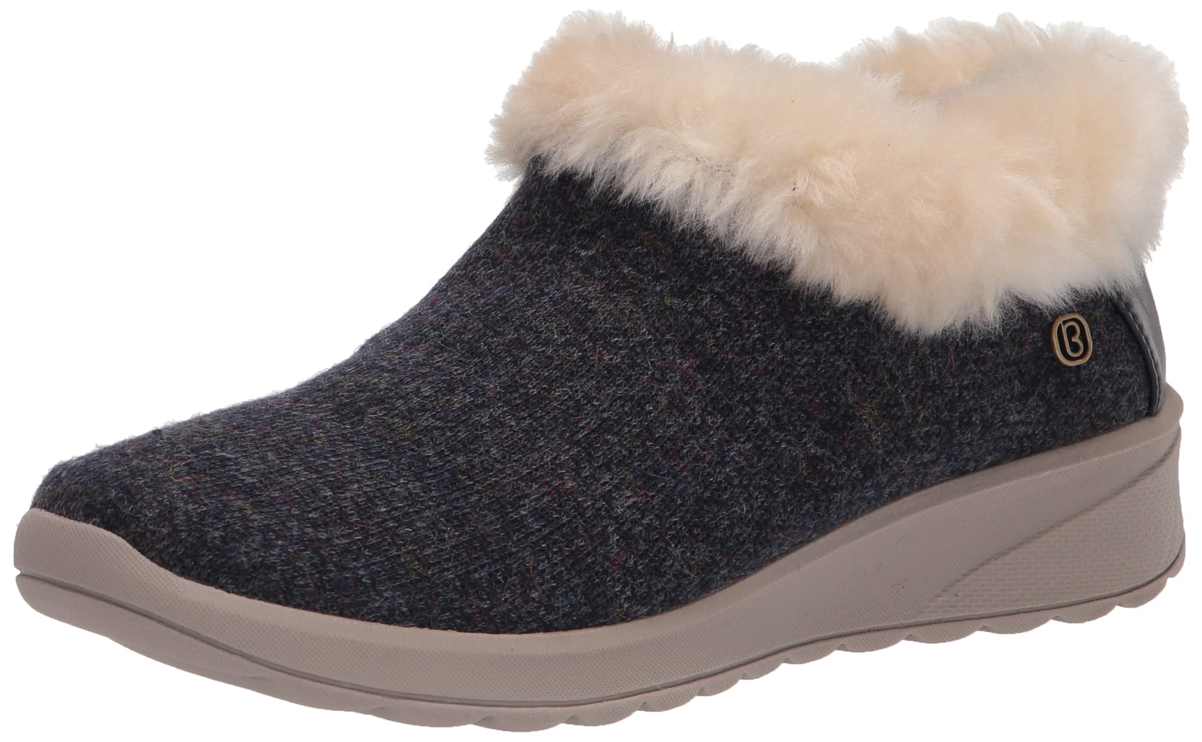 BZees Women's Golden Go Bootie - Comfortable Slip-On Ankle Boots for Casual Wear, Walking & Travel - Lightweight & Supportive Shoes for Everyday Use
