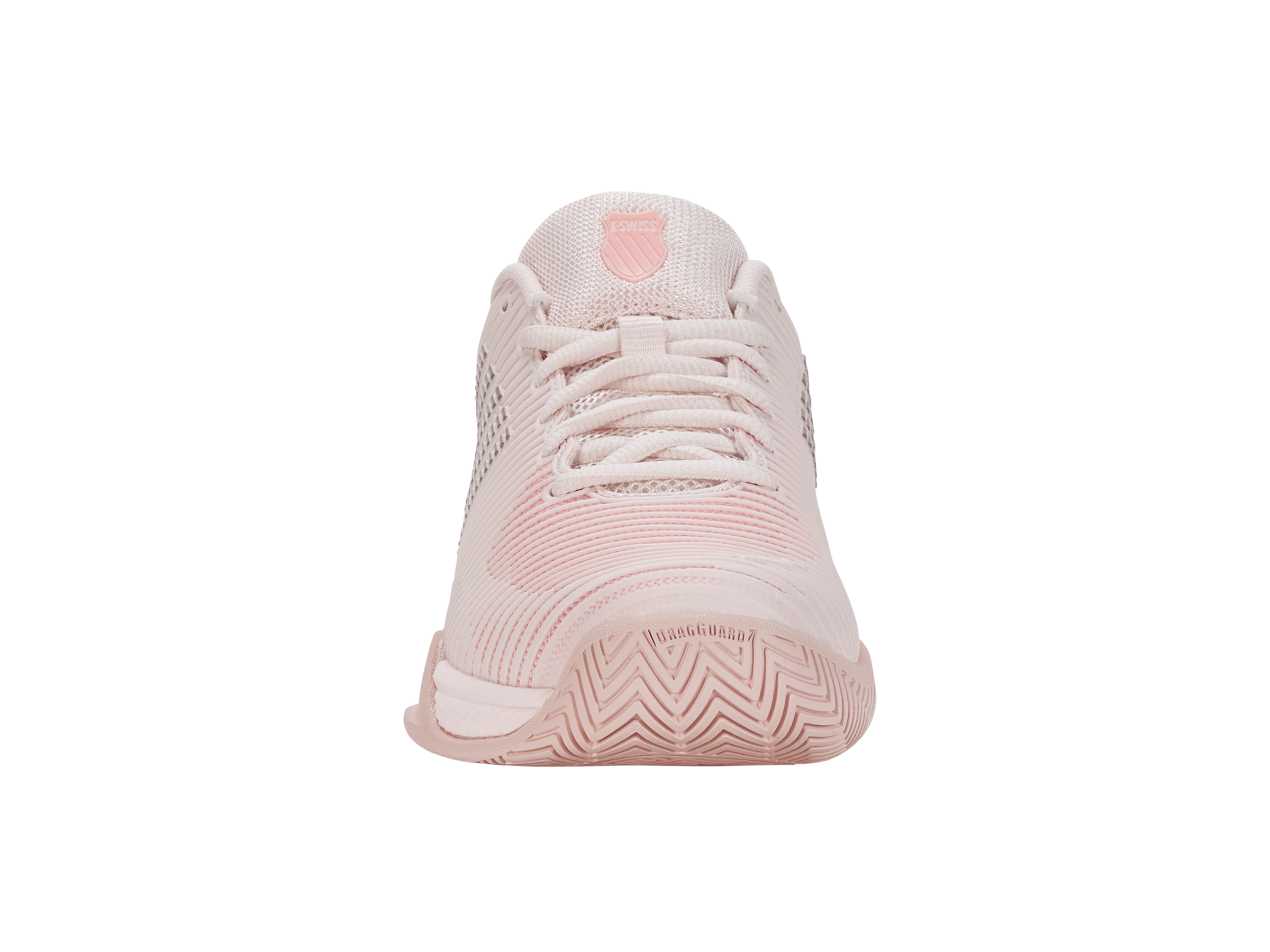 Hypercourt Express 2 Wide Tennis Shoes for Women - Almost Mauve/Sepia Rose/Pale Neon Coral | Lightweight Comfort for Court & Casual Wear