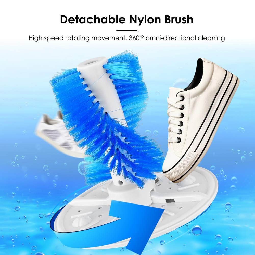 Portable Mini Shoes Washing Machine - Smart Automatic Shoe Cleaner for Sneakers, Running Shoes & More | Perfect for Apartments, Dorms, Camping & Travel | Compact & Easy to Use