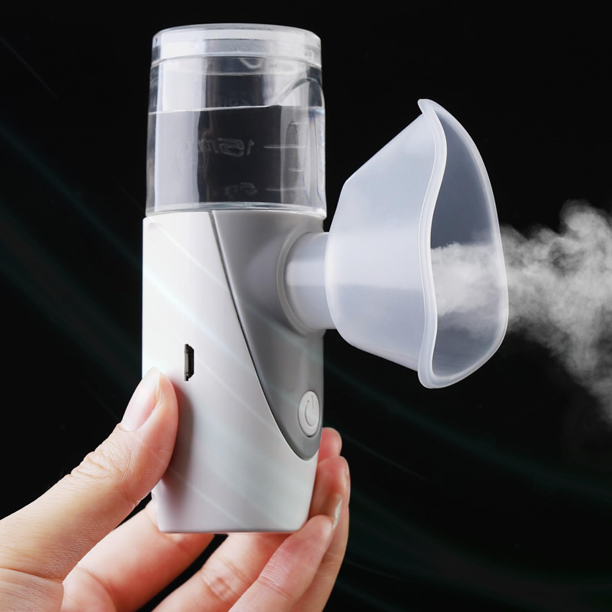 Portable Rechargeable Nebulizer Machine for Adults & Kids - Travel & Home Use for Asthma, COPD & Breathing Problems - Perfect for Daily Use, Outdoor Activities & Emergency Relief