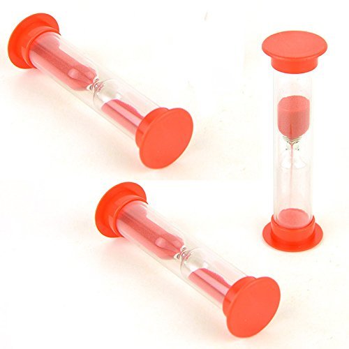 30 Pack 5-Minute Plastic Sand Timers - Multicolor Set (Red, Blue, Green) for Classroom, Games, Cooking & Time Management Activities