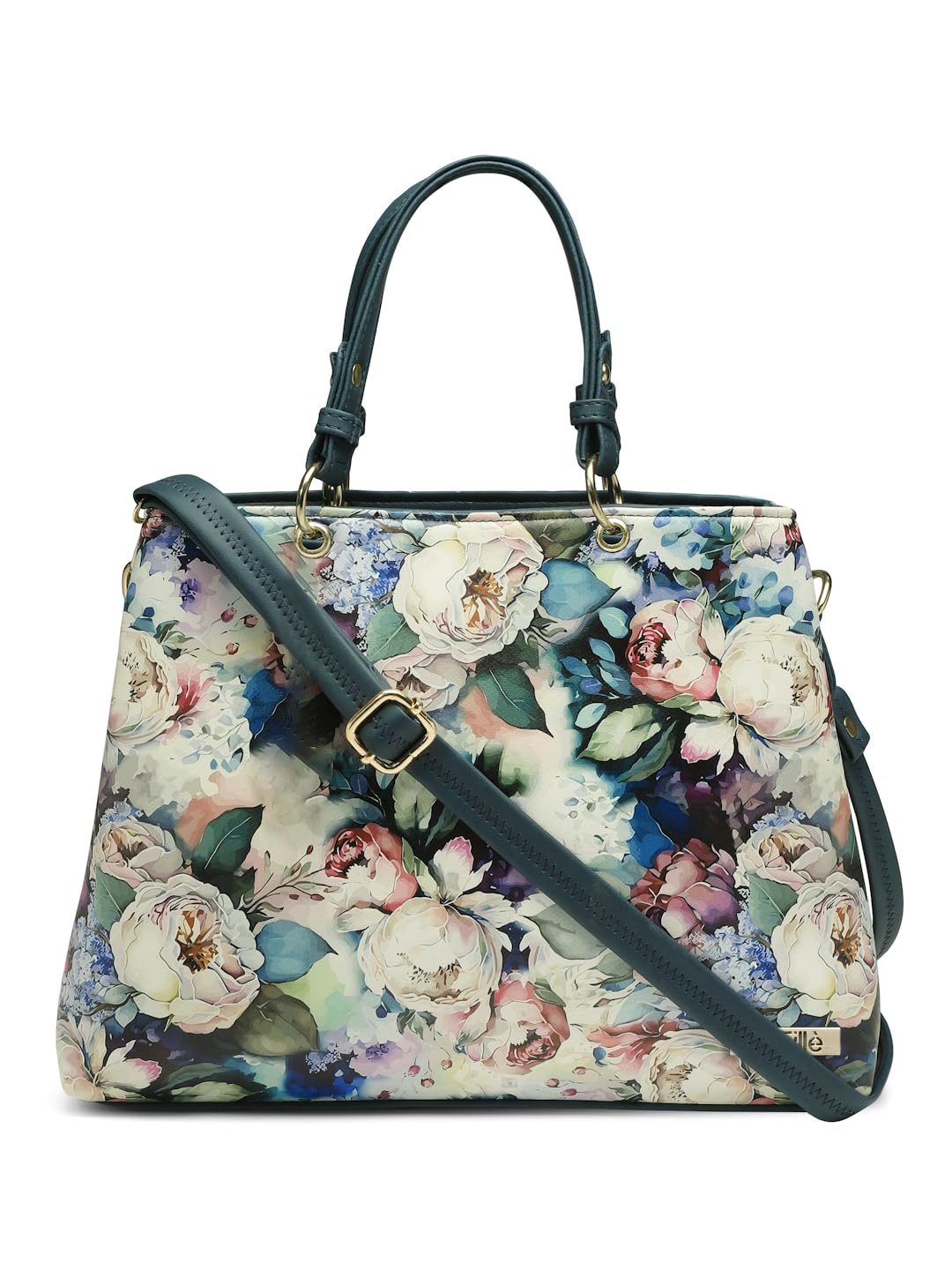LaFille Latest Floral Print Handbag for Women & Girls - Stylish Ladies Purse & Tote Bag, Perfect for Office, College & Daily Use - Fashionable Handheld Bag for Work, School & Shopping