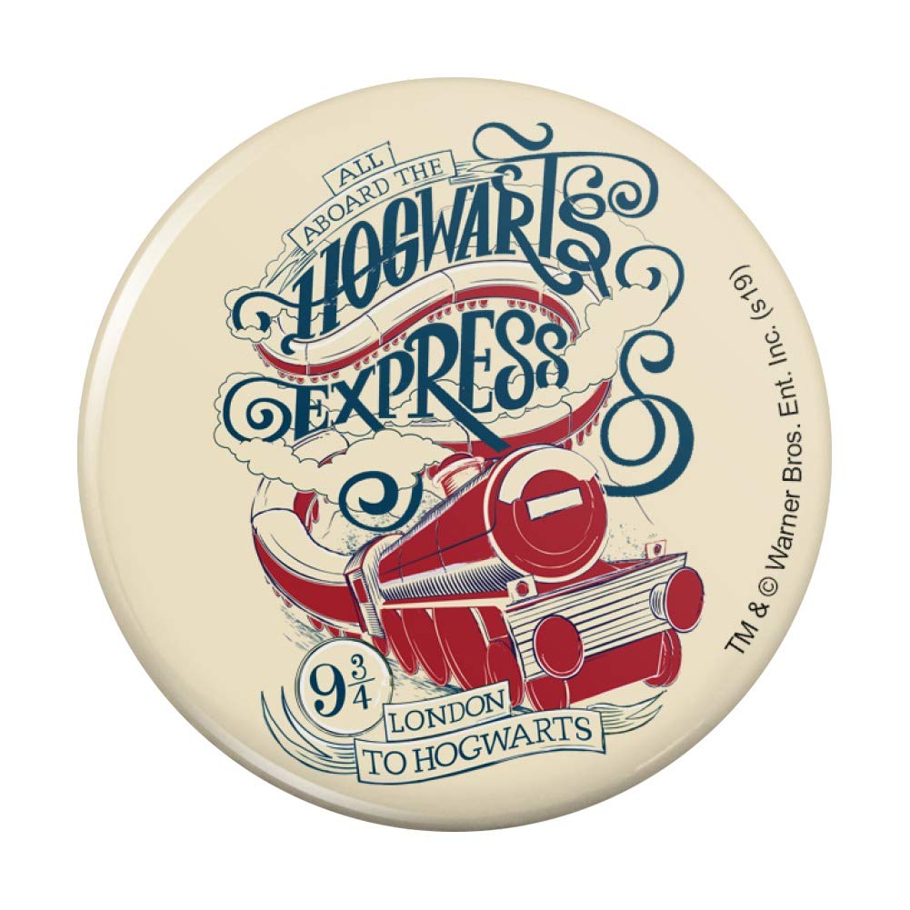 Harry Potter Hogwarts Express Kitchen & Refrigerator Magnetic Button - Decorative Fridge Magnet for Potter Fans, Office & Home Decor