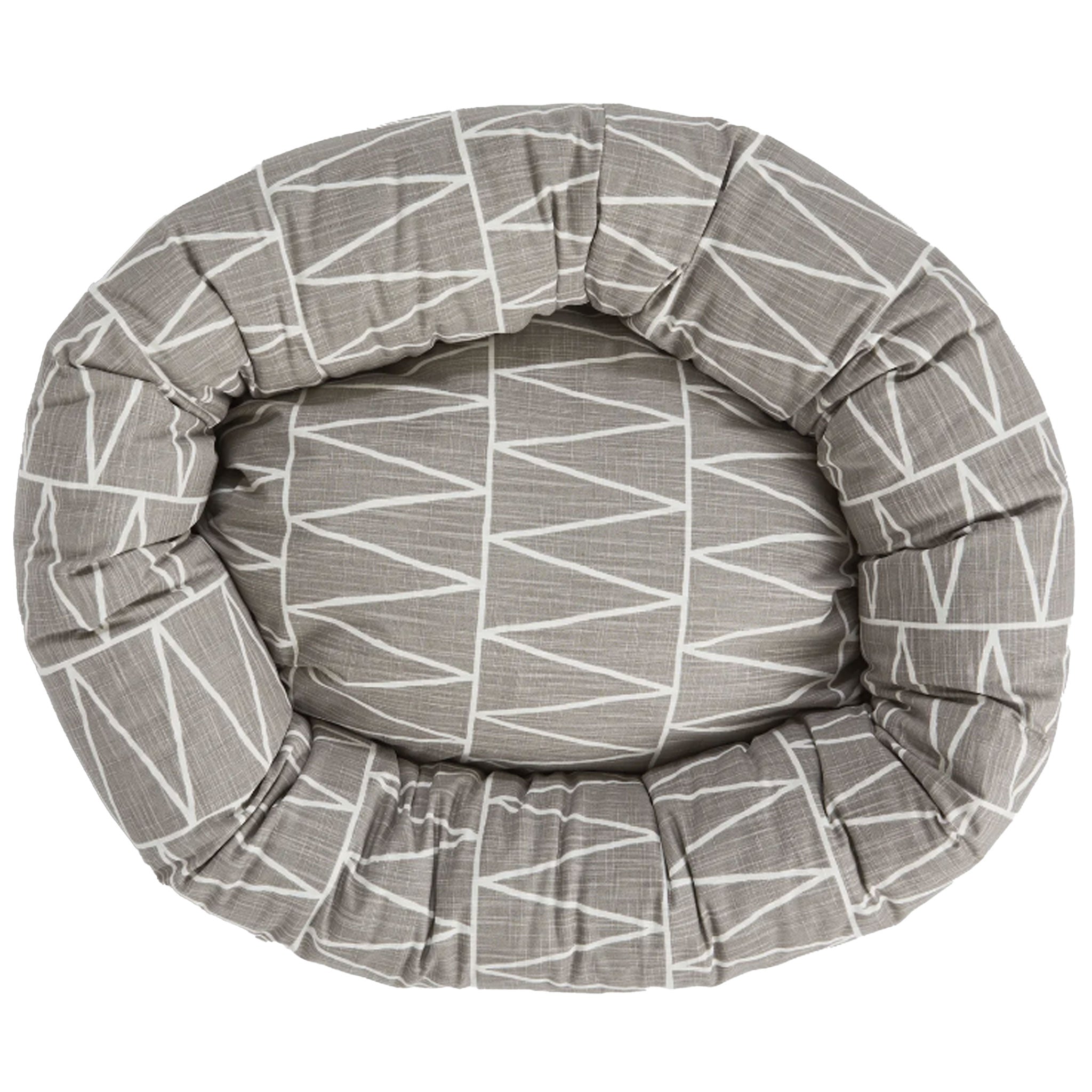 Jax & Bones Terrain Donut Dog Bed Small - Orthopedic Plush Pet Couch for Small Dogs & Cats - Cozy Donut-Shaped Bed for Puppies, Kittens & Small Pets - Perfect for Crates, Living Rooms & Bedrooms