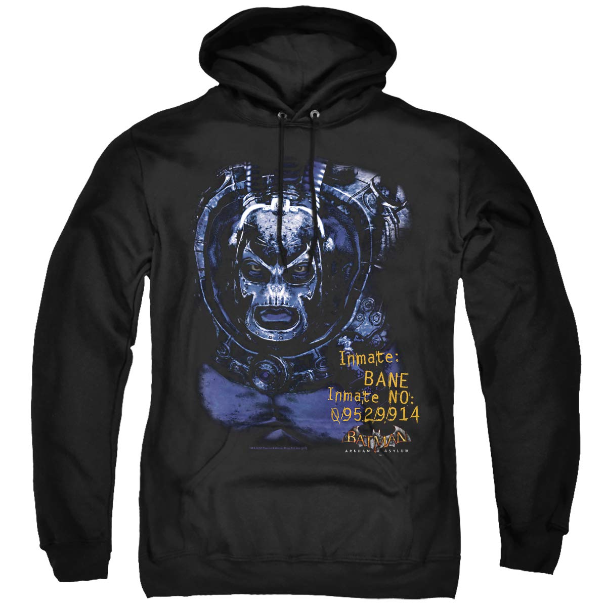 Trevco Batman Arkham Bane Unisex Adult Pullover Hoodie - Superhero Costume & Casual Wear for Men & Women