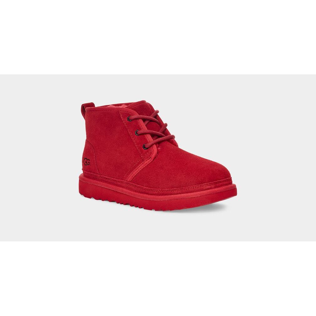 UGG Kid's Neumel II Boot in Samba Red - Warm Winter Snow Boots for Boys & Girls - Perfect for School, Outdoor Play & Cold Weather