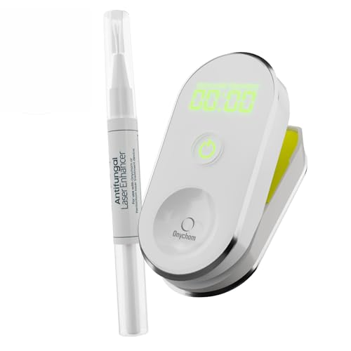 Pain-Free Toenail & Fingernail Fungus Laser Treatment Device with Antifungal Enhancer Serum | At-Home Nail Care Solution for Fungal Infections