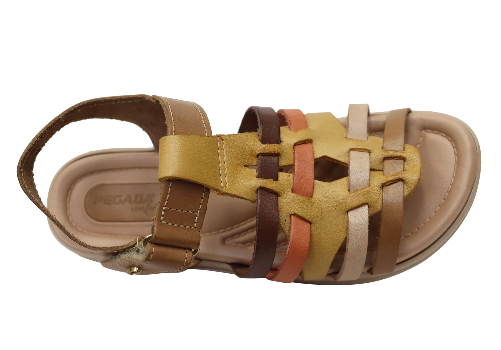 Eisha Women's Comfortable Leather Sandals - Handmade in Brazil - Perfect for Beach, Vacation & Summer Outfits