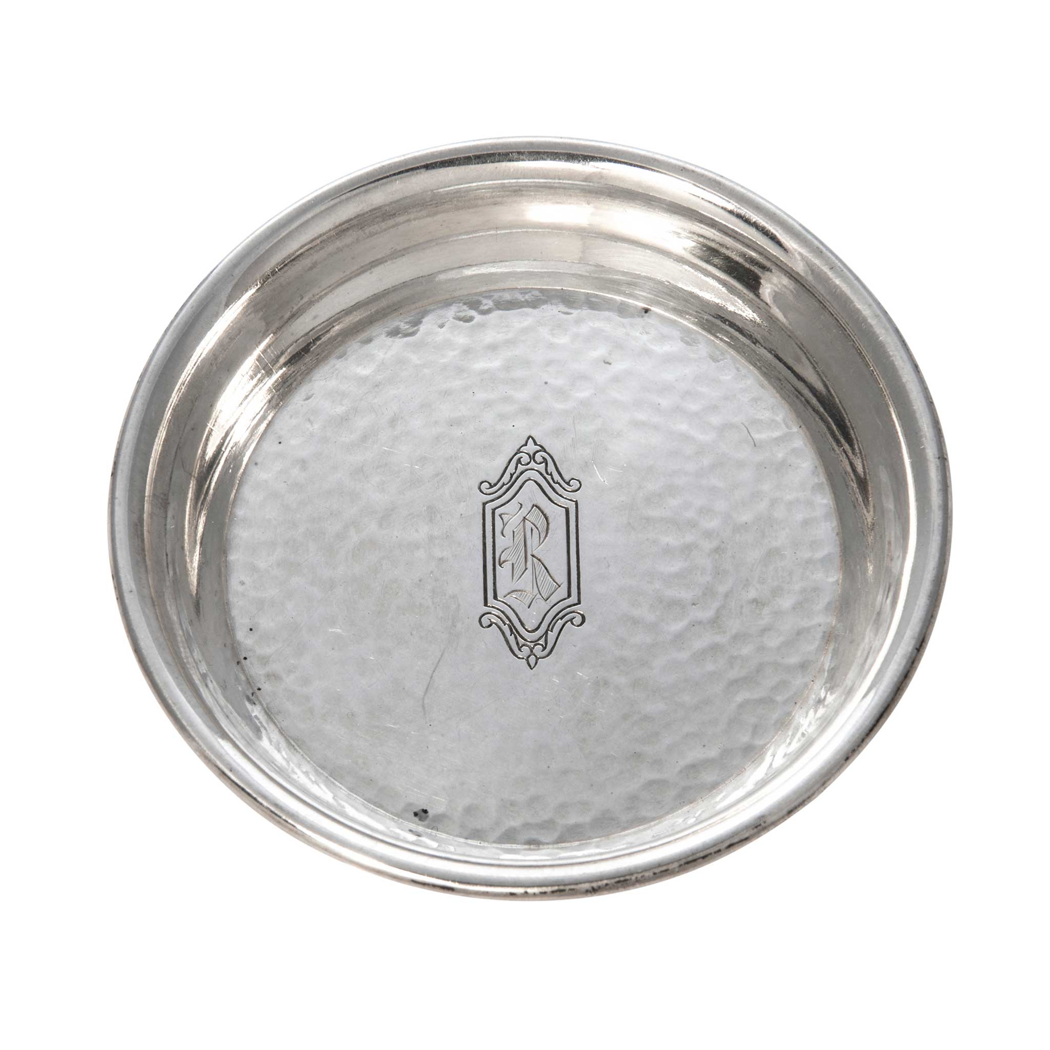Vintage Engraved Webster Sterling Silver Butter Pat Dish - Antique Silver Butter Knife Rest for Dinner Parties & Tea Time Elegance