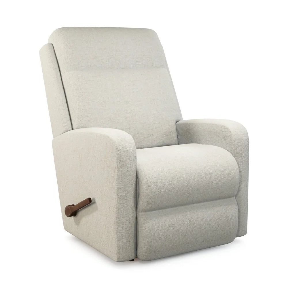 Finley Rocker Recliner Chair - Comfortable PU Leather Living Room Reclining Chair with Padded Seat & Backrest - Perfect for Relaxing, Reading, or Watching TV in Your Home Theater