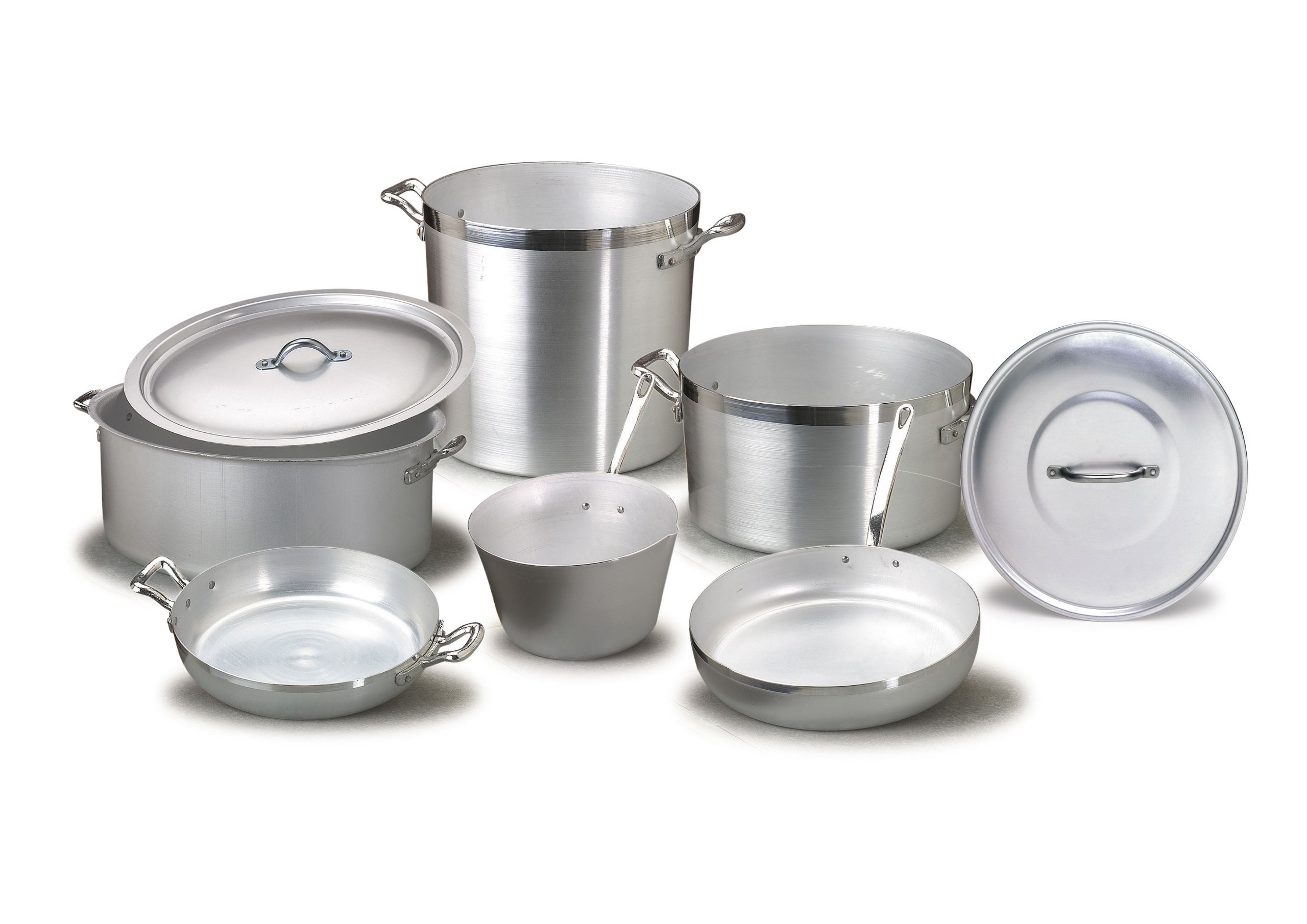 Pentole Agnelli Family 32cm Aluminum Oval Sauce Pot with 2 Handles - Premium Italian Cookware for Pasta, Soups & Stews - Perfect for Home Cooking & Professional Kitchens